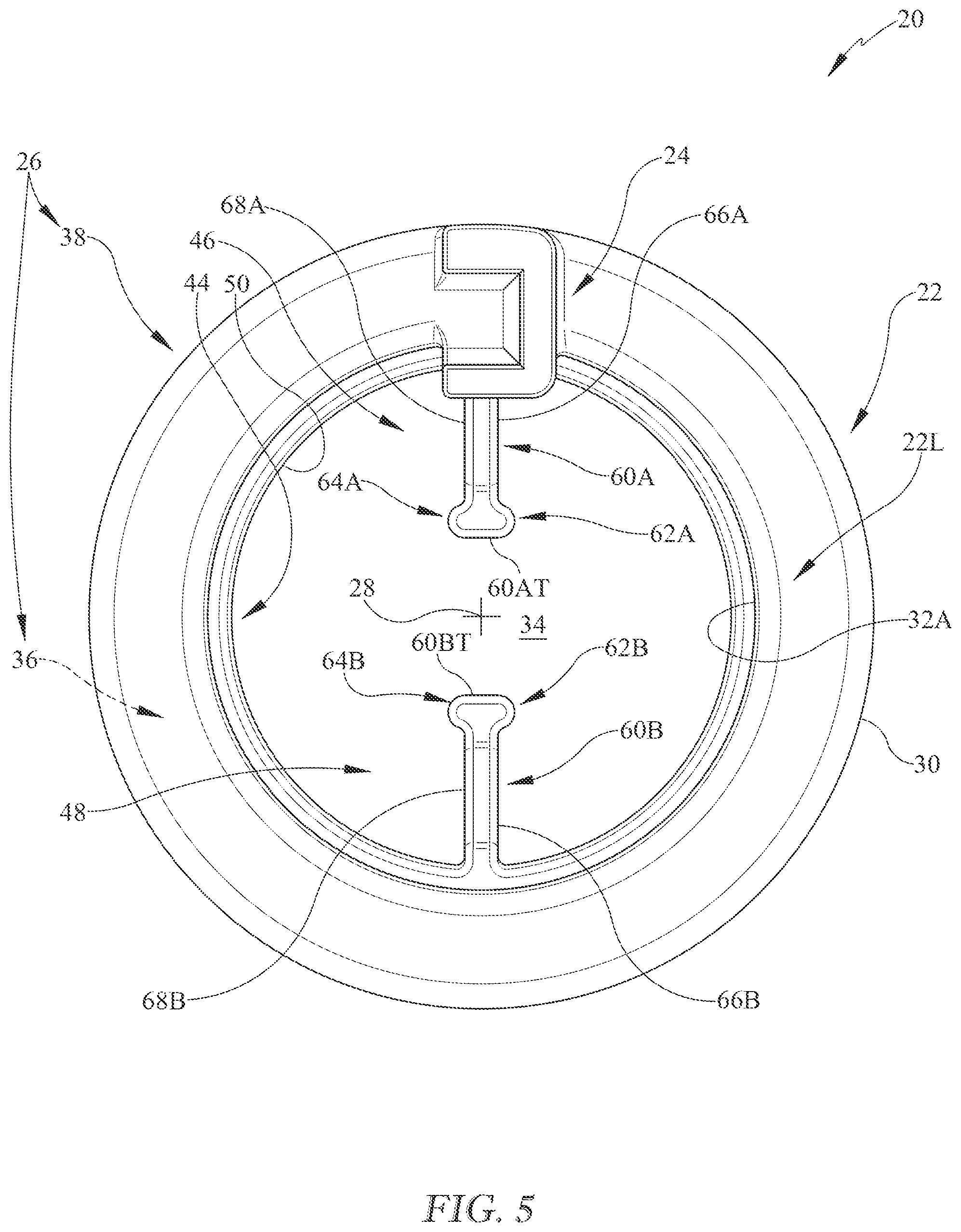 Patent US12338563 Figure 4 – Close stitch hopping foot