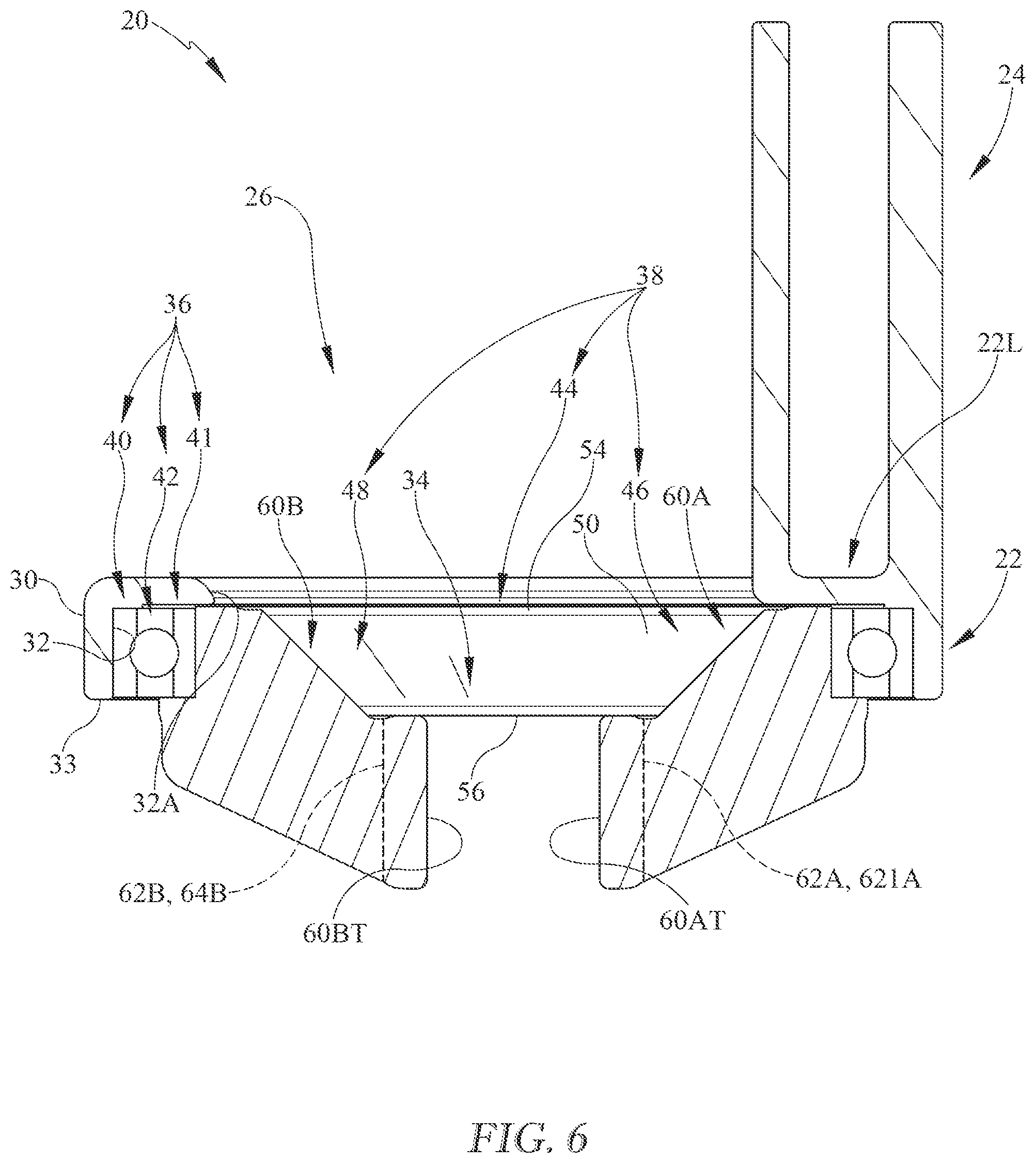 Patent US12338563 Figure 5 – Close stitch hopping foot