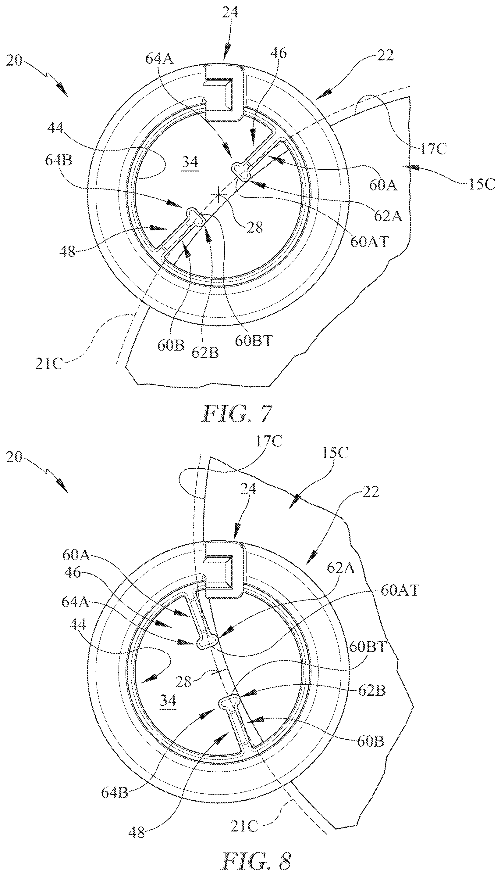 Patent US12338563 Figure 6 – Close stitch hopping foot