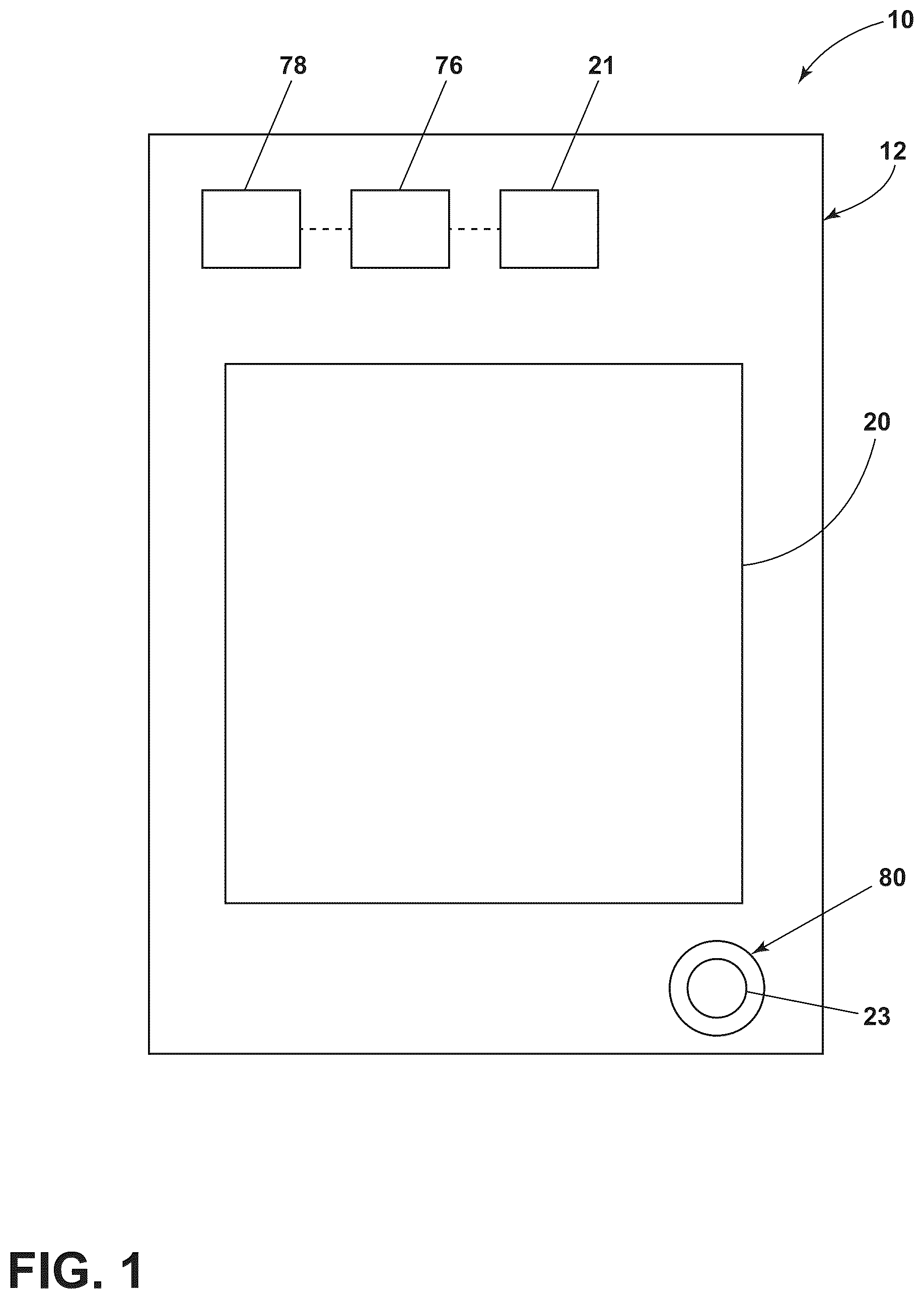 Patent US12338564 Figure 1 – Household appliance with luminary communication interface