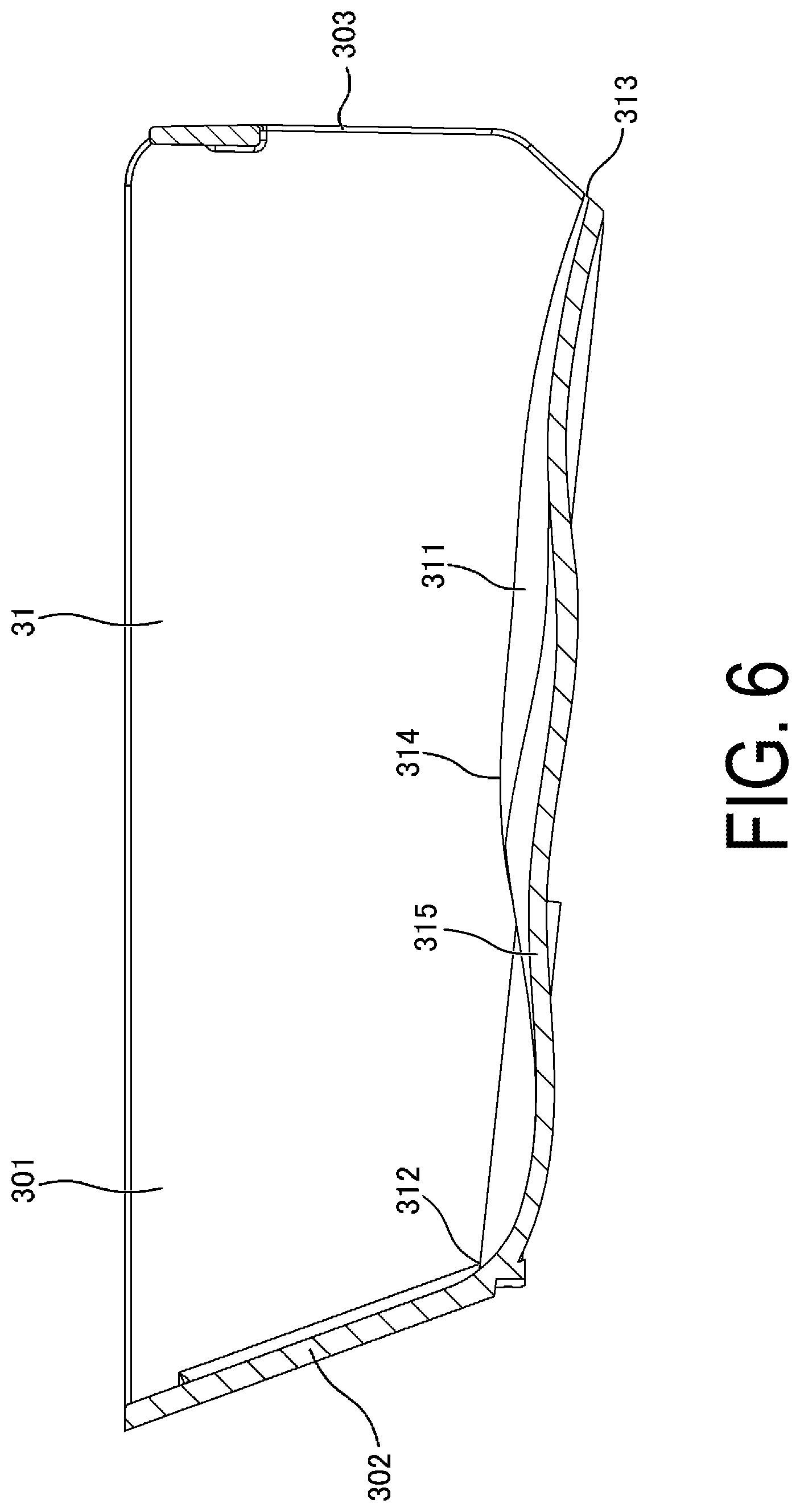 Patent US12338566 Figure 6 – Case and washing machine