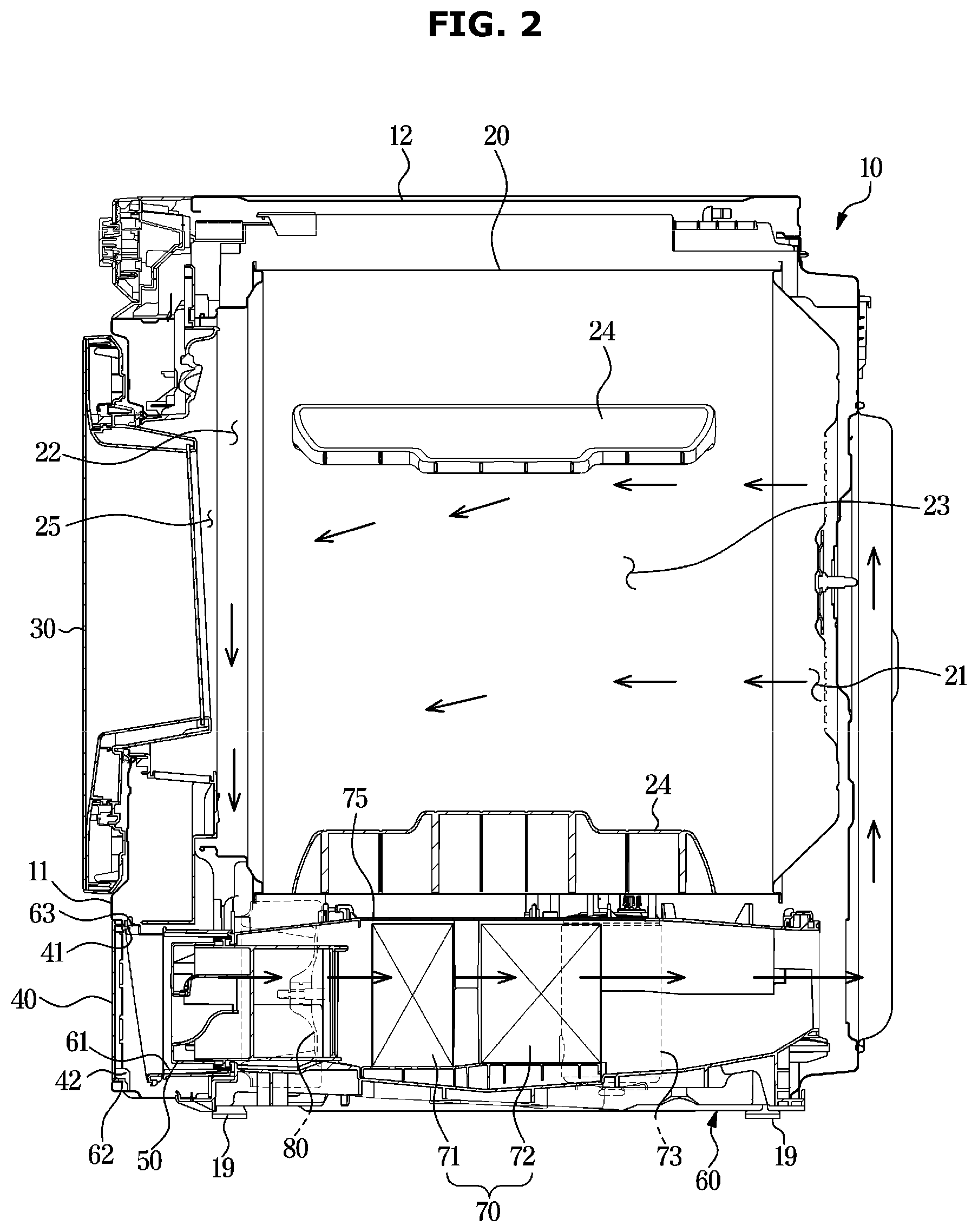 Patent US12338570 Figure 2 – Dryer
