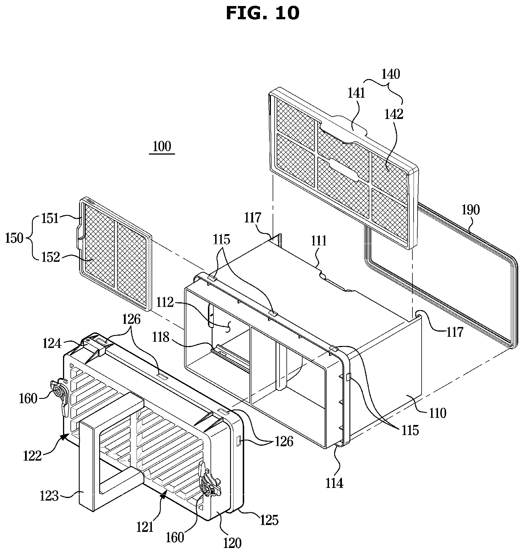 Patent US12338570 Figure 10 – Dryer