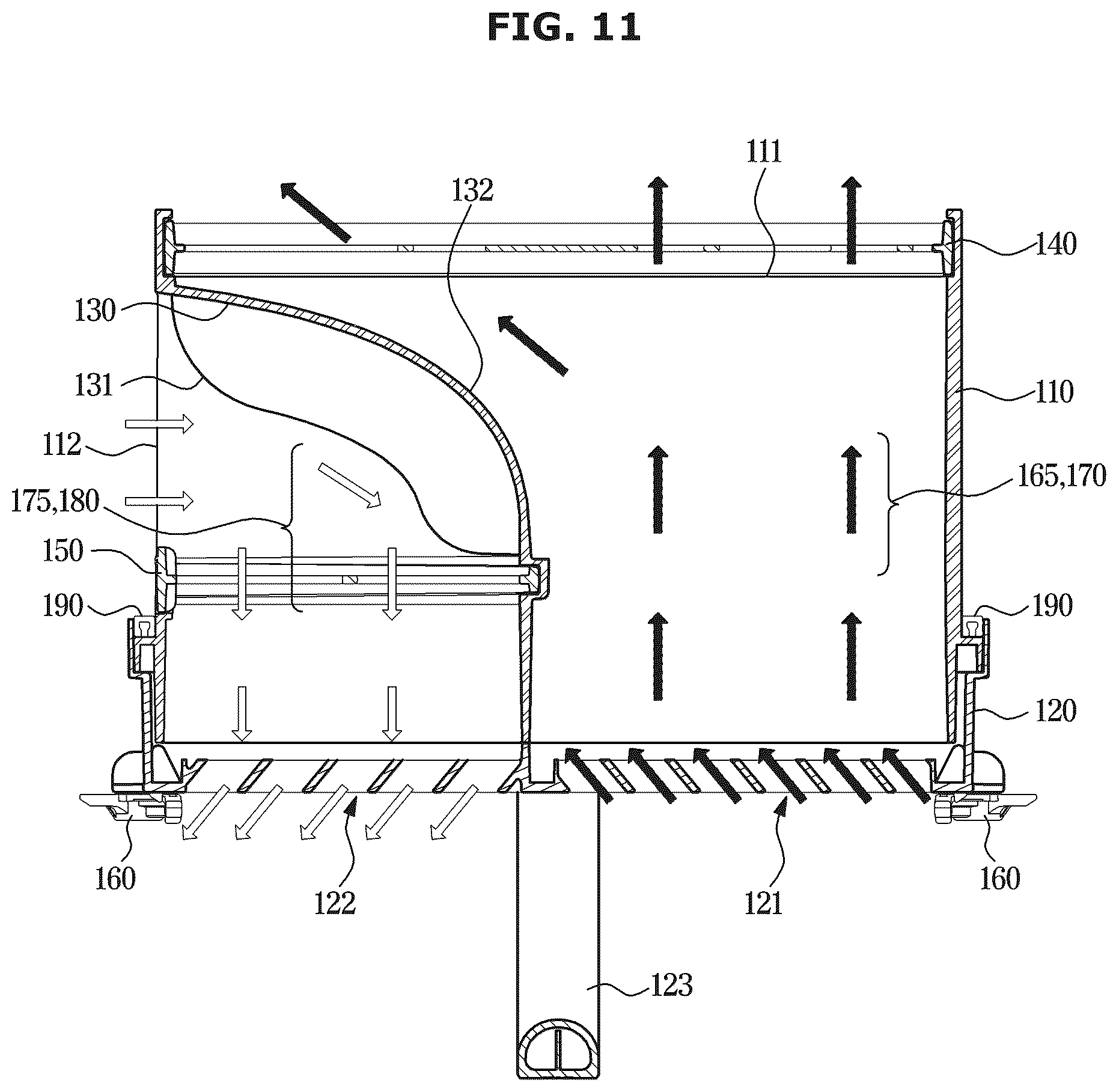 Patent US12338570 Figure 11 – Dryer
