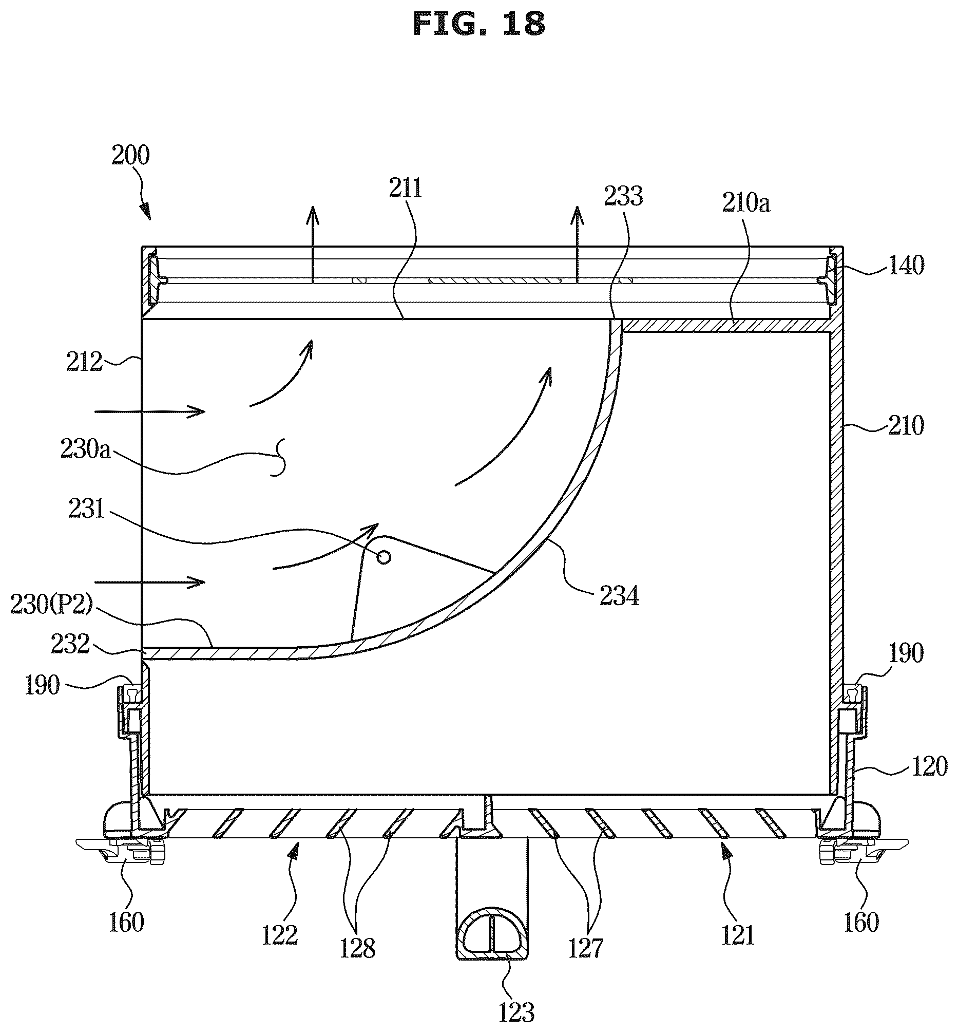 Patent US12338570 Figure 18 – Dryer