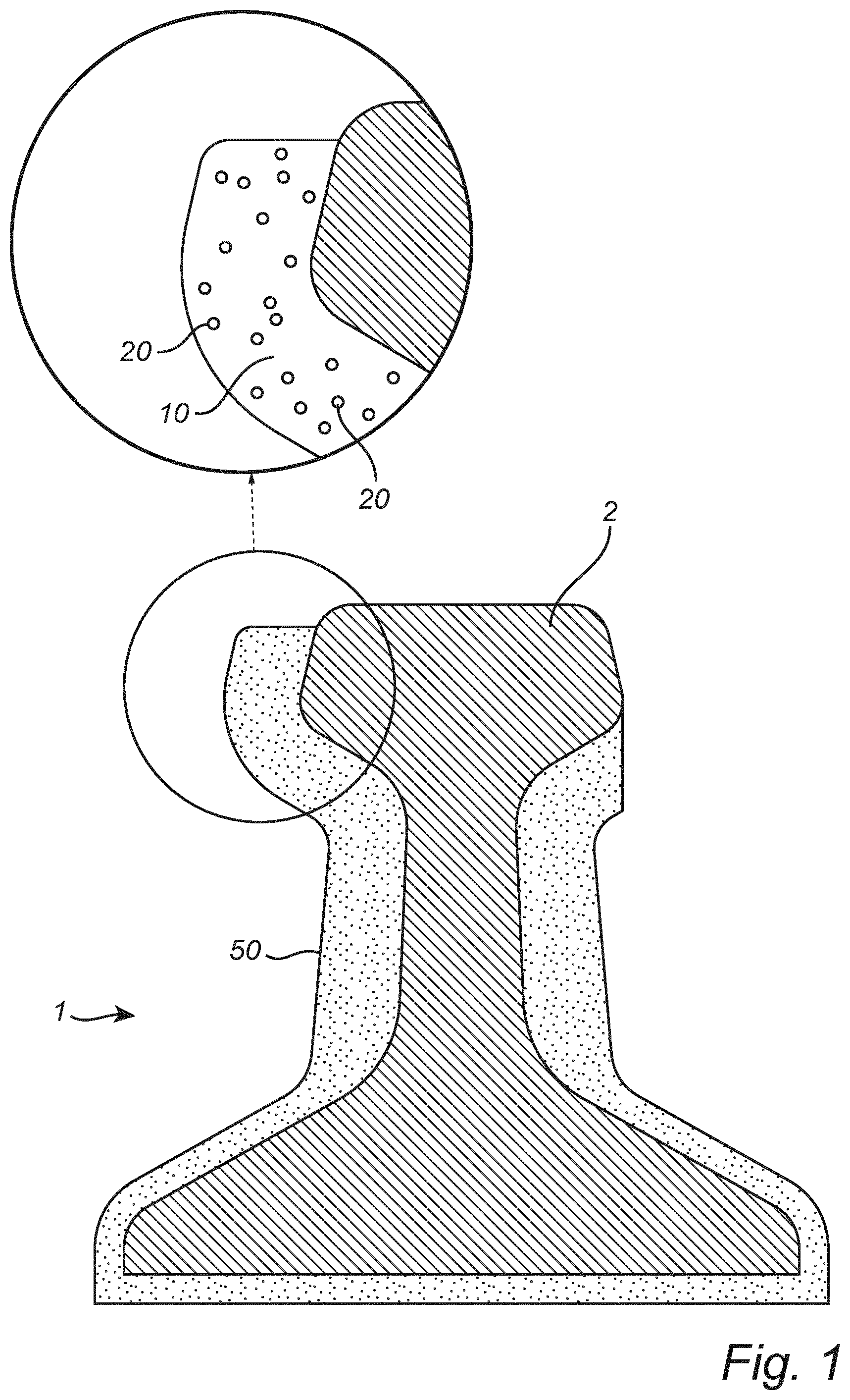 Patent US12338581 Figure 1 – Noise damper and a method for producing a noise damper