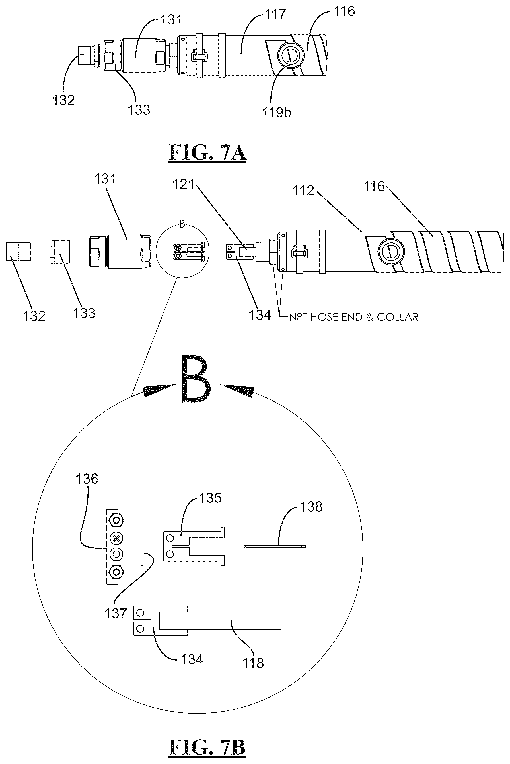Patent US12338587 Figure 9 – Heatable hose assembly for asphalt repair and methods of use
