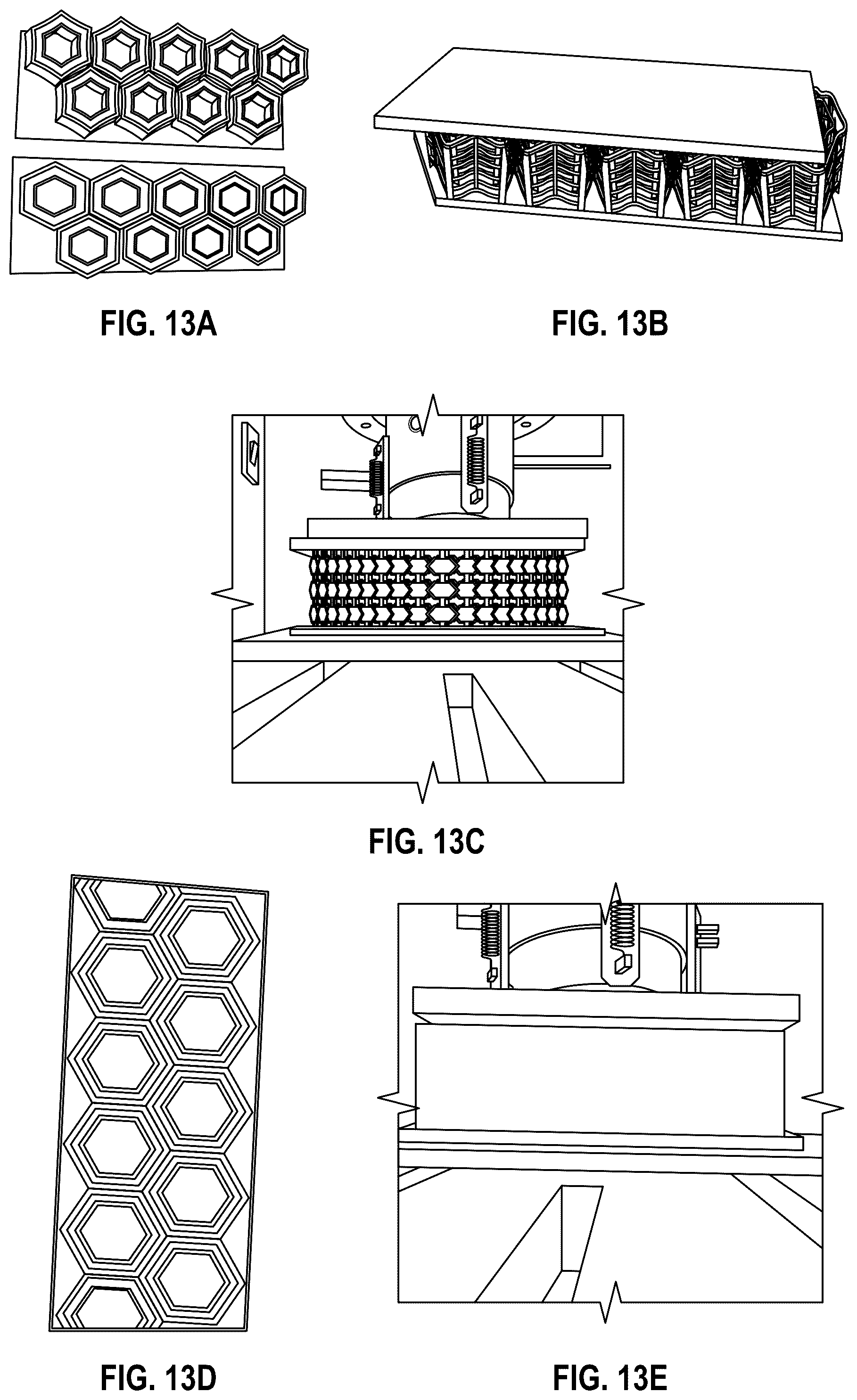 Patent US12338588 Figure 11 – Phase transforming cellular matrix (PXCM) based tile design for a lightweight runway mat