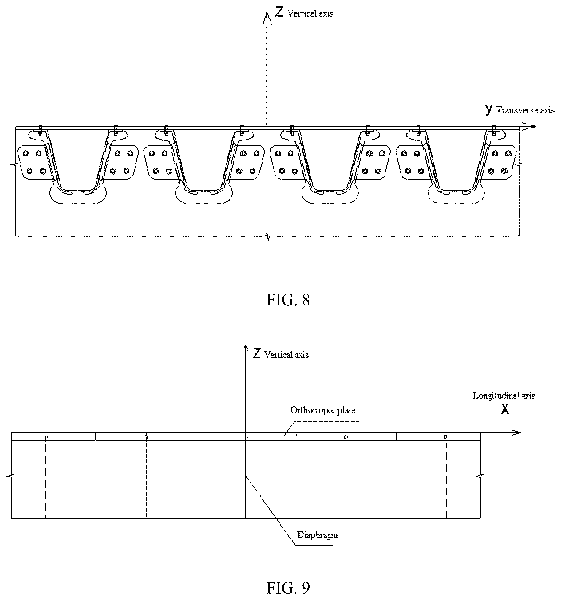 Patent US12338589 Figure 4 – Replaceable and fatigue-avoided orthotropic plate structure and replacing method thereof