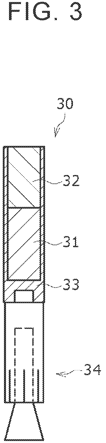 Patent US12338590 Figure 3 – Magnetic marker, embedding jig for magnetic marker, and embedding method for magnetic marker
