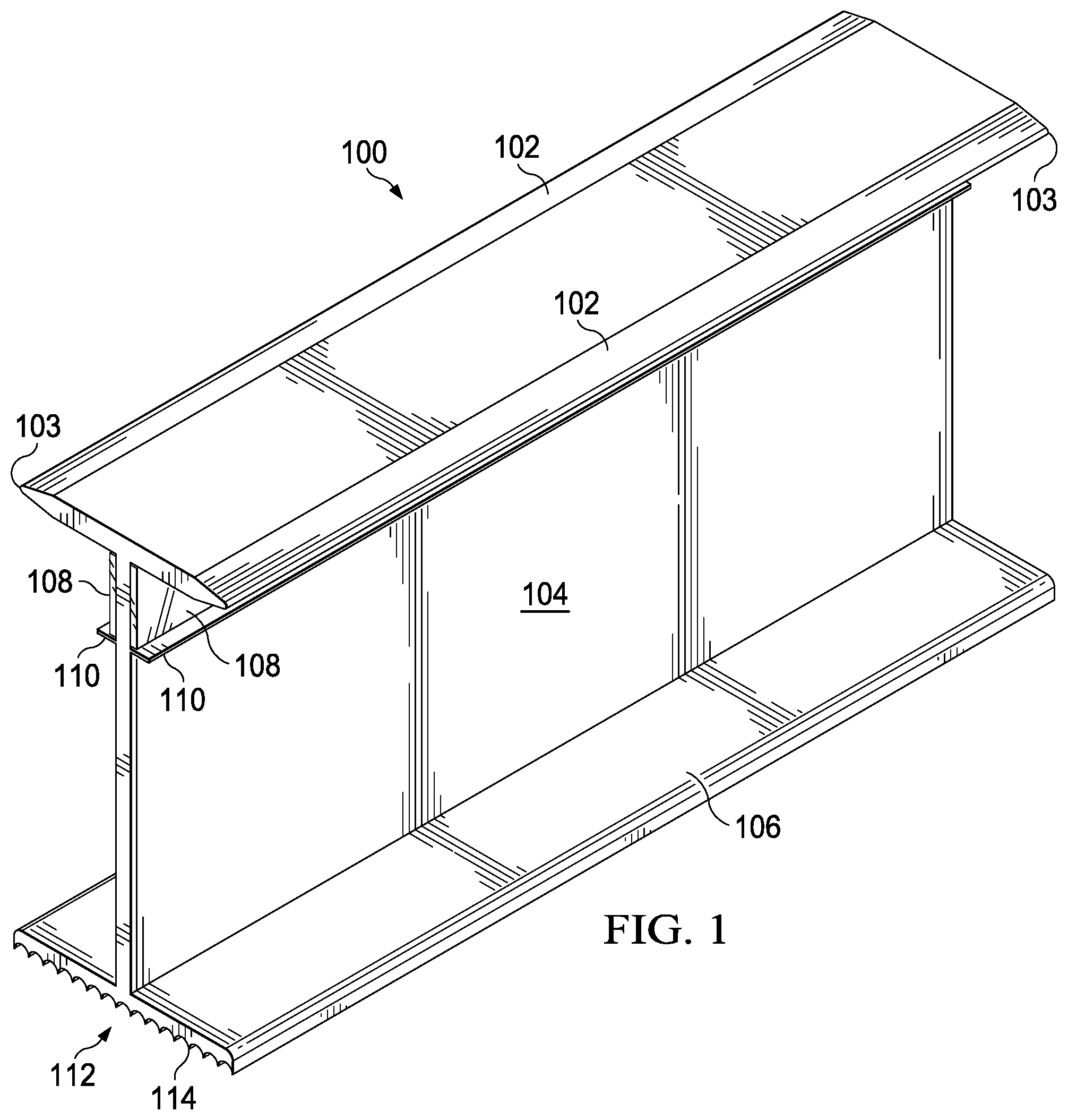 Patent US12338591 Figure 1 – Temporary flexible pavement markers