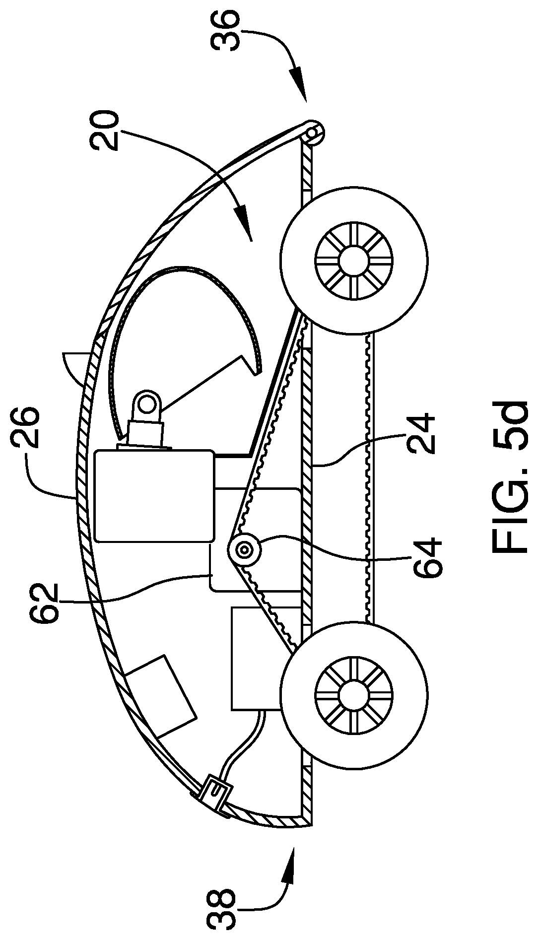 Patent US12338592 Figure 8 – Animal feces collection assembly