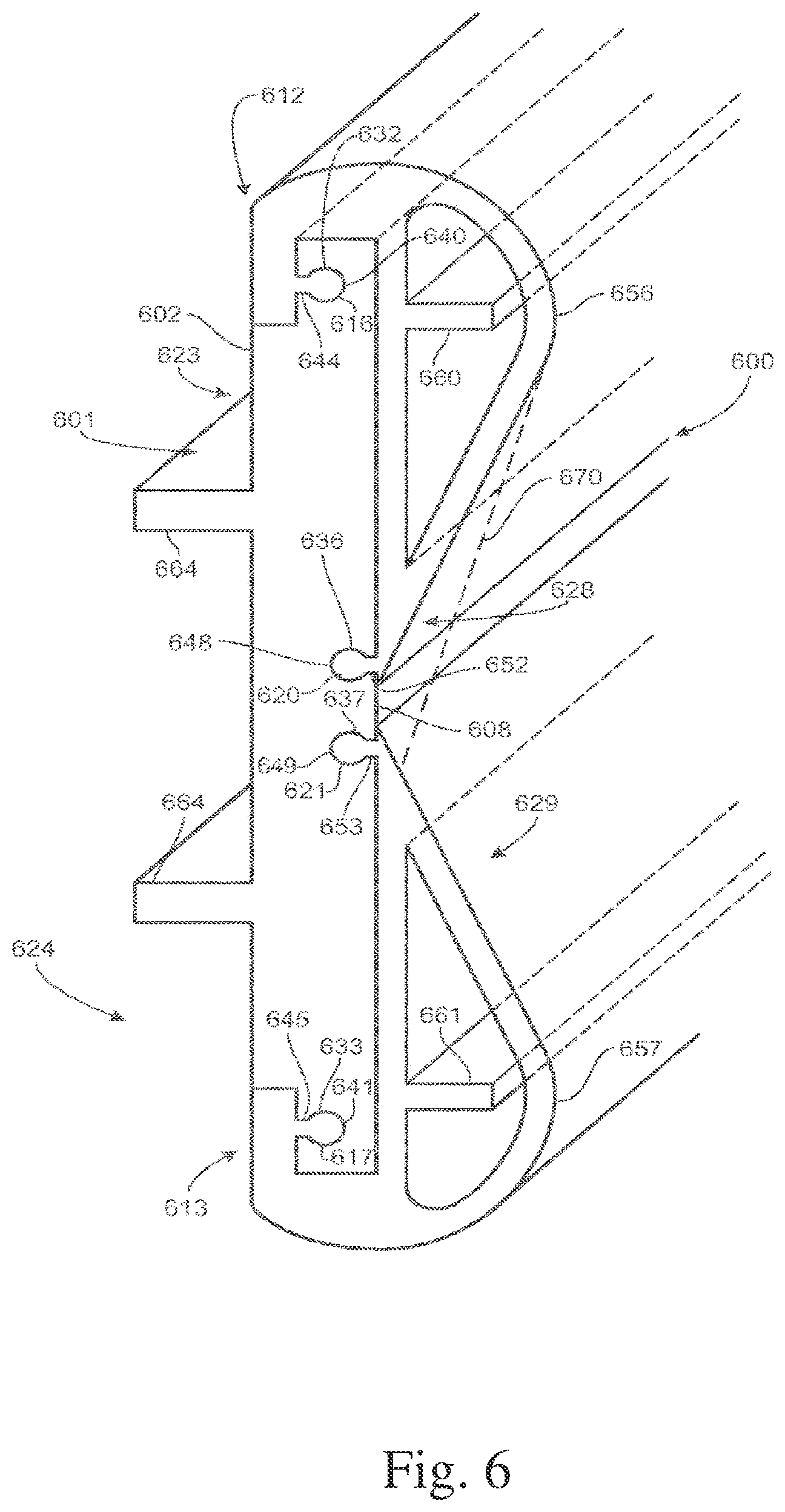 Patent US12338594 Figure 6 – Frame rail assemblies and interlocking frame rail systems