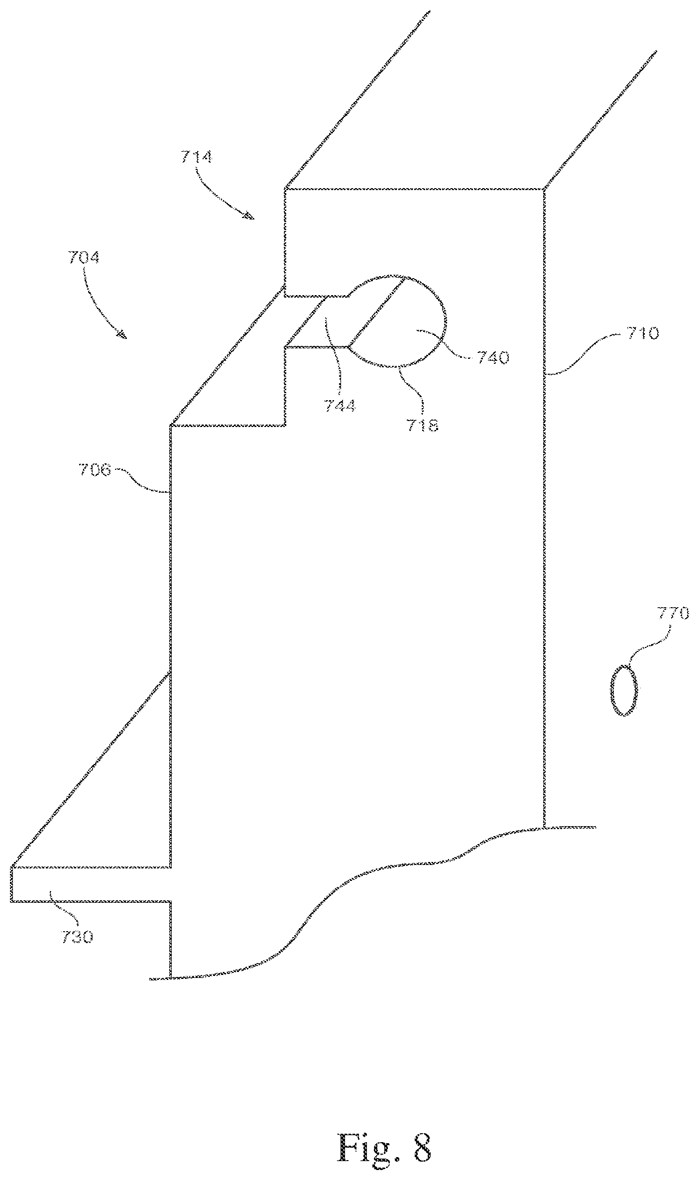 Patent US12338594 Figure 8 – Frame rail assemblies and interlocking frame rail systems