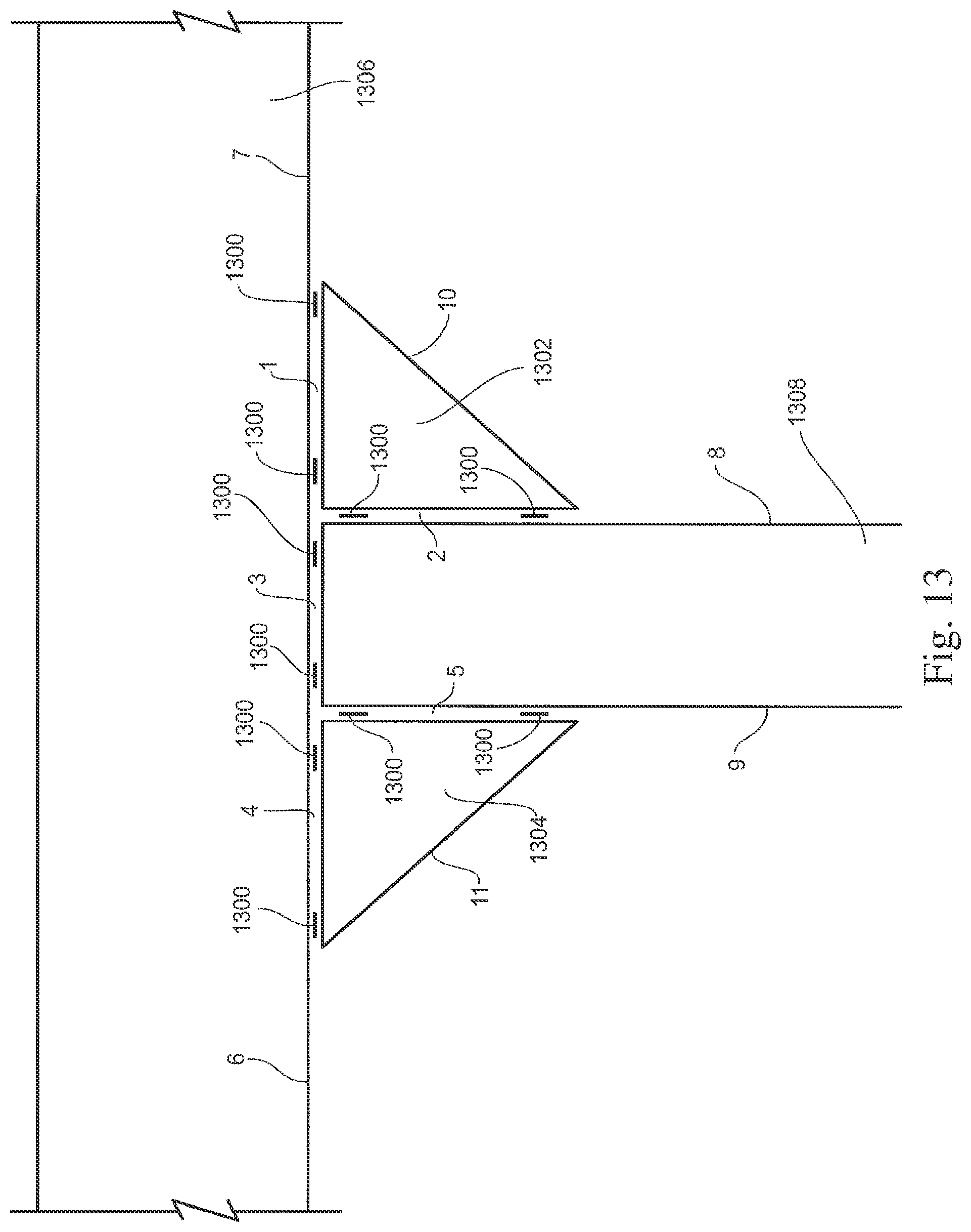 Patent US12338594 Figure 12 – Frame rail assemblies and interlocking frame rail systems
