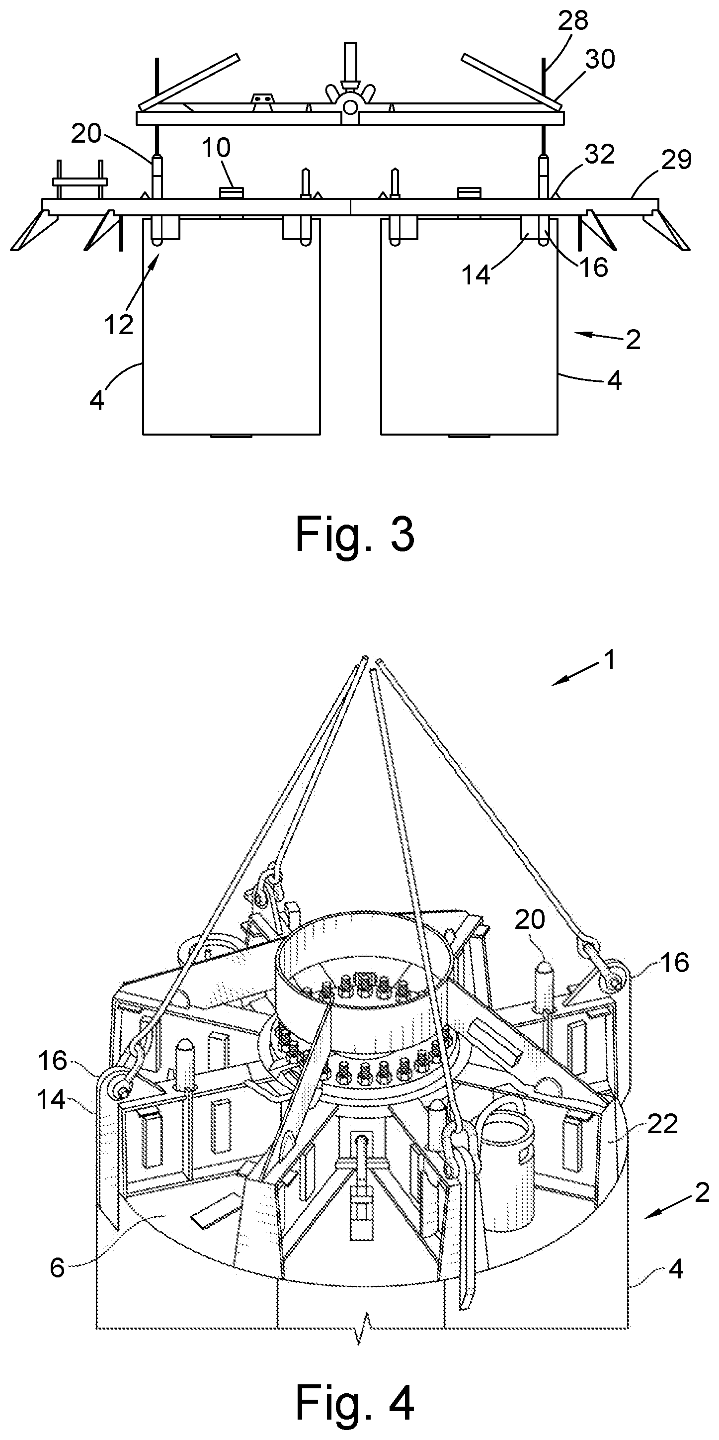 Patent US12338595 Figure 2 – Foundation modularization
