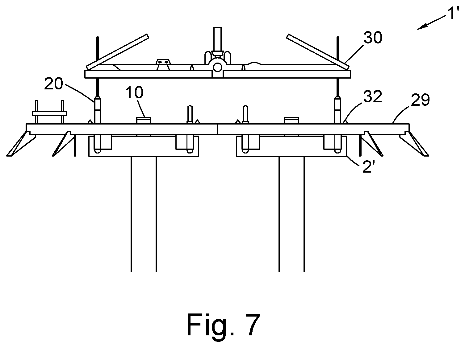 Patent US12338595 Figure 4 – Foundation modularization