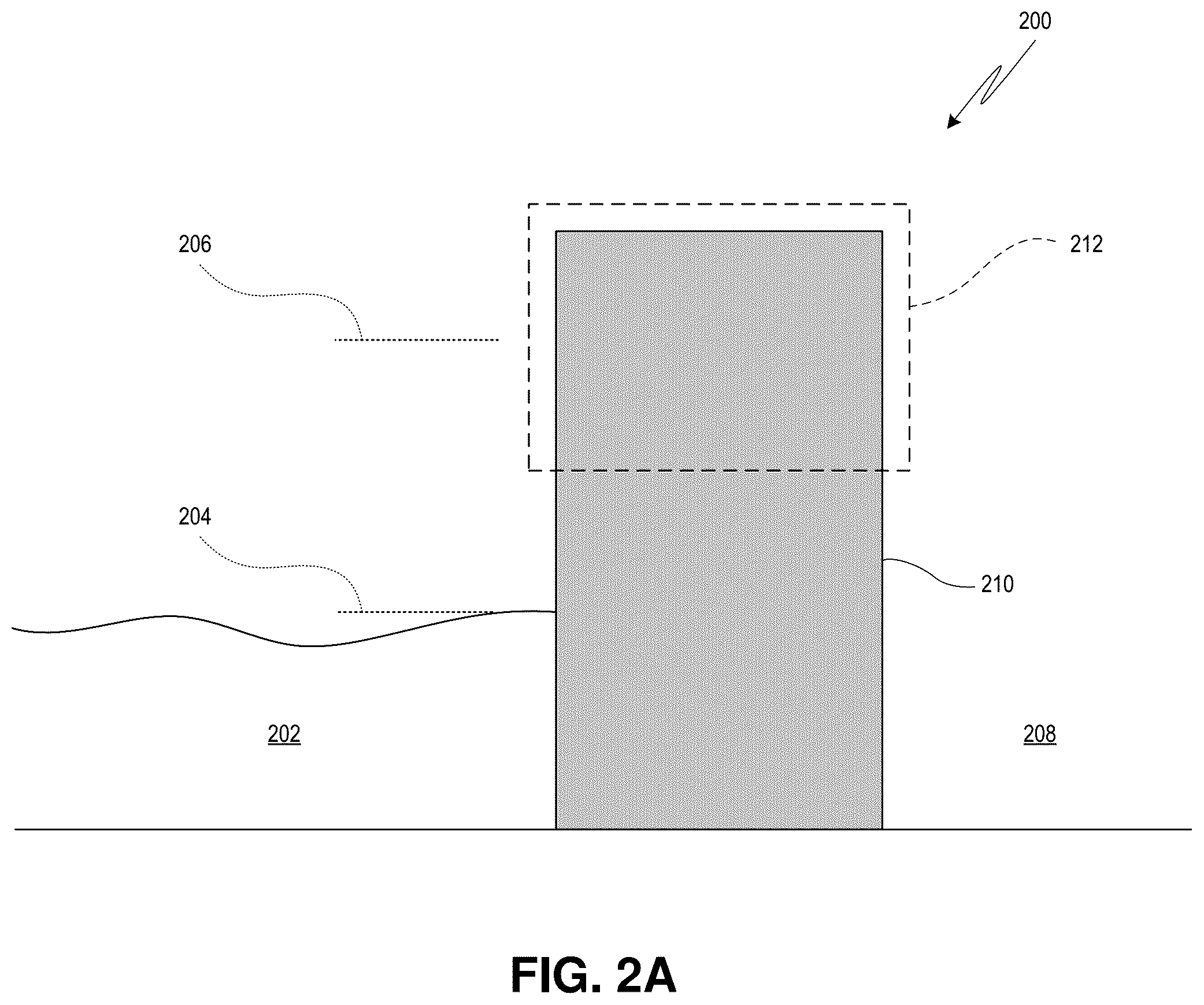 Patent US12338596 Figure 2 – Seawall construction using concrete forms