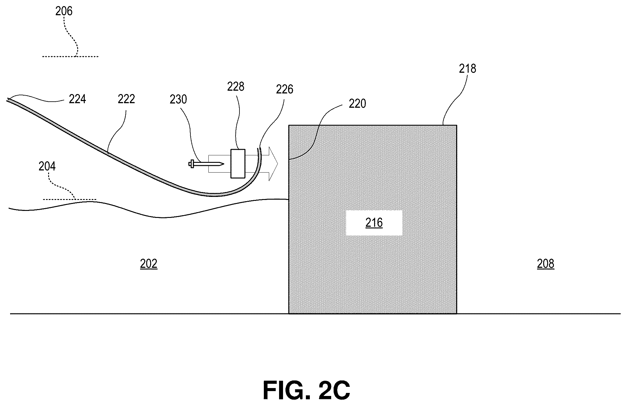 Patent US12338596 Figure 4 – Seawall construction using concrete forms