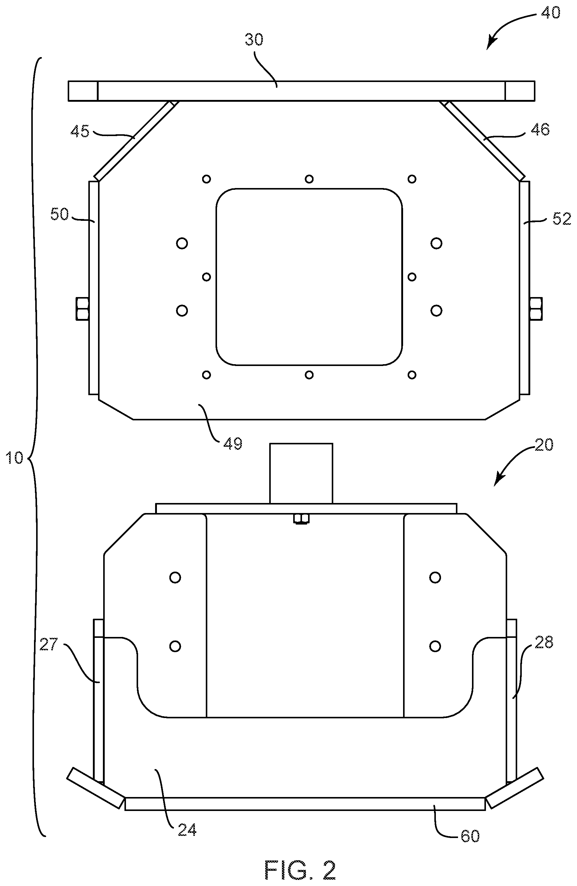 Patent US12338597 Figure 2 – Vibratory compactor