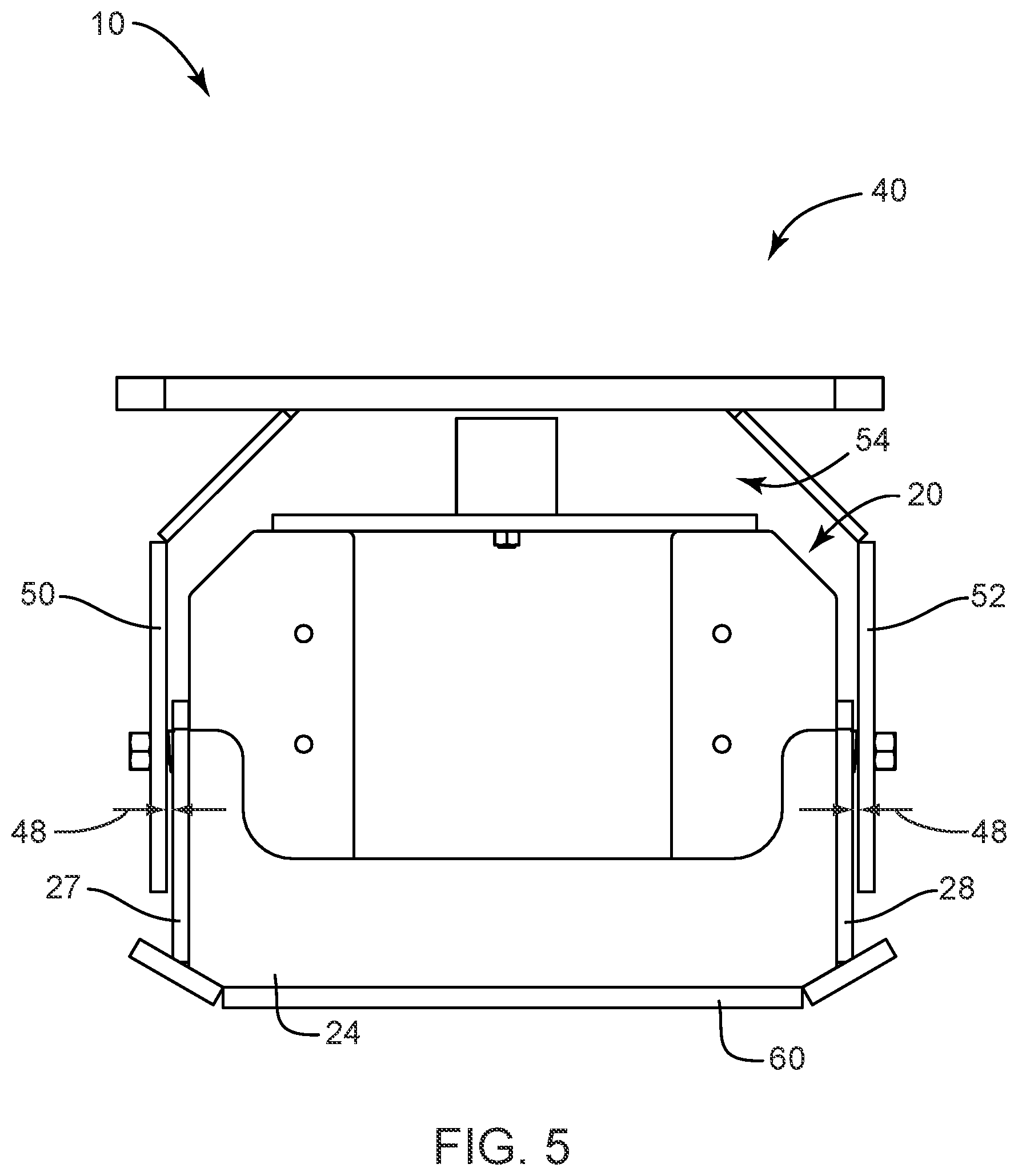 Patent US12338597 Figure 5 – Vibratory compactor