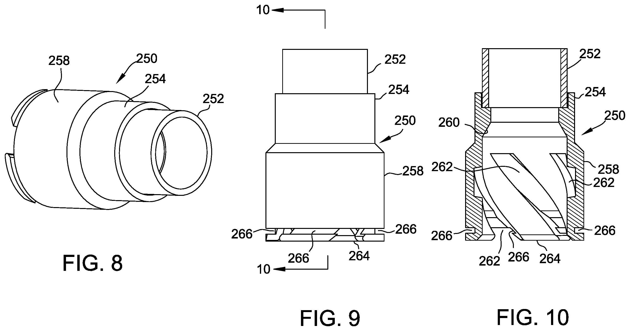 Patent US12338598 Figure 4 – Modular helical pier foundation support systems, assemblies and methods with snap-lock couplings
