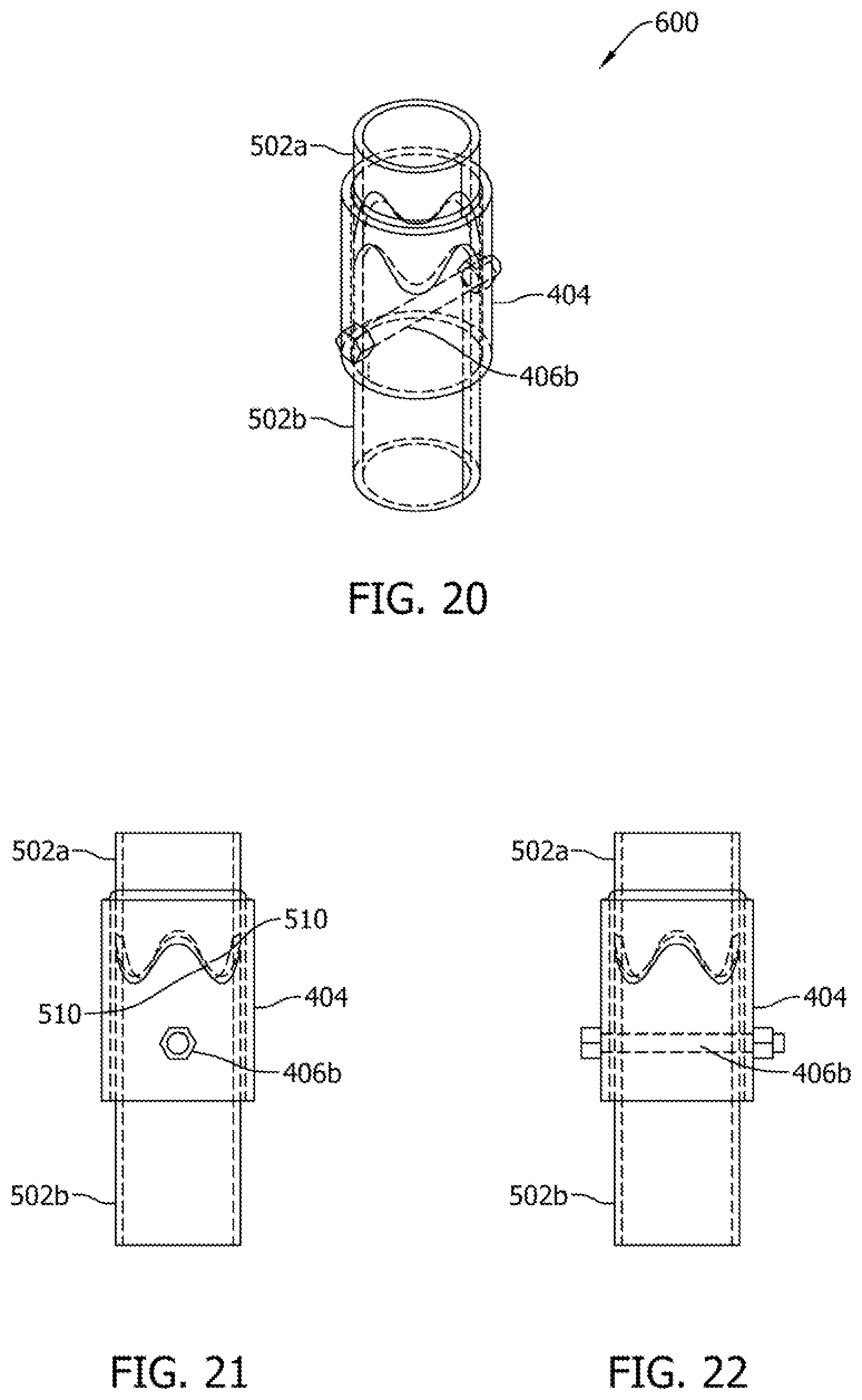 Patent US12338599 Figure 12 – Foundation support systems, assemblies and methods including sleeve coupler and shafts with torque transmitting profiled distal end edges