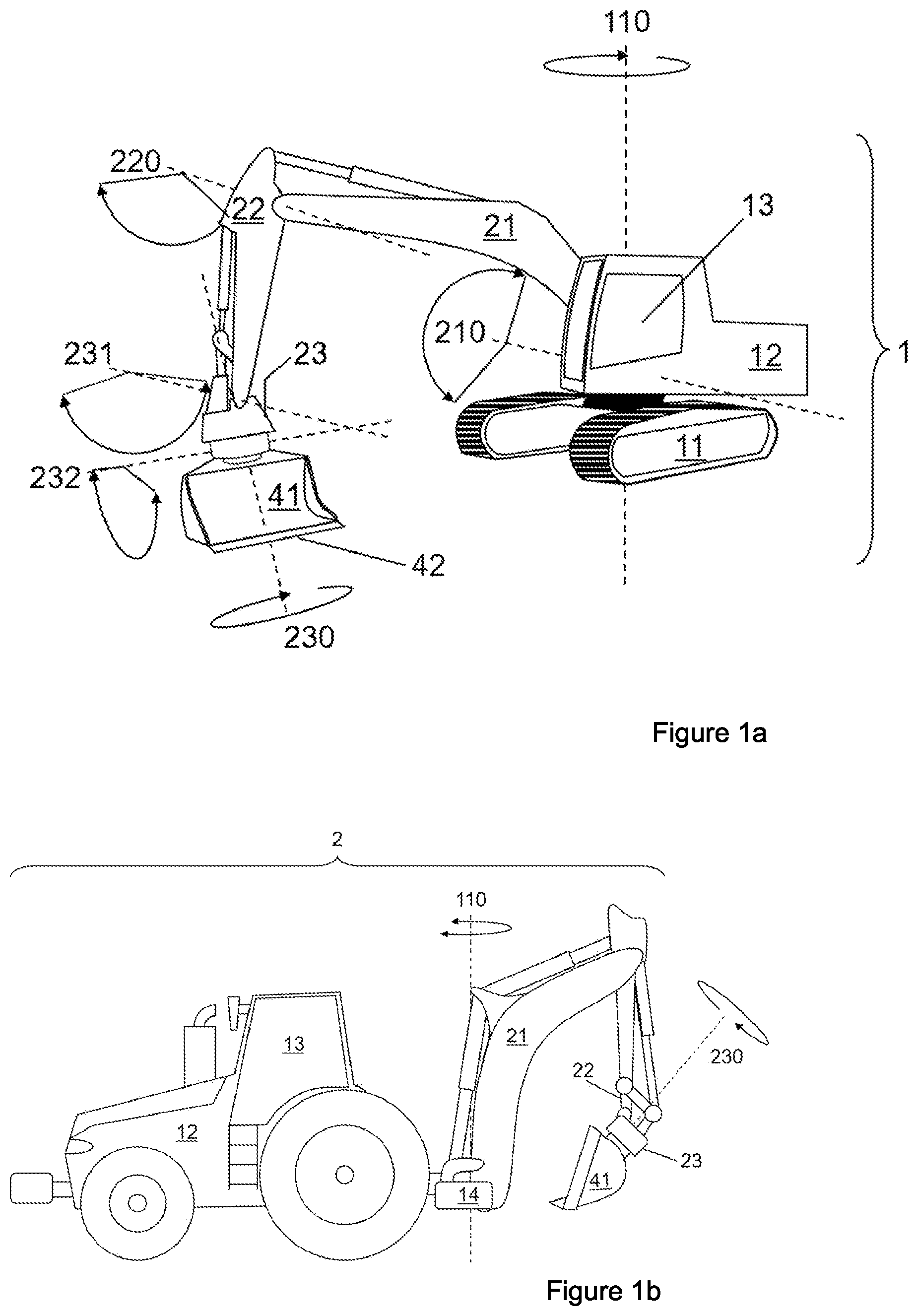 Patent US12338602 Figure 1 – System for handling the seamless transition of breaklines during an excavation task