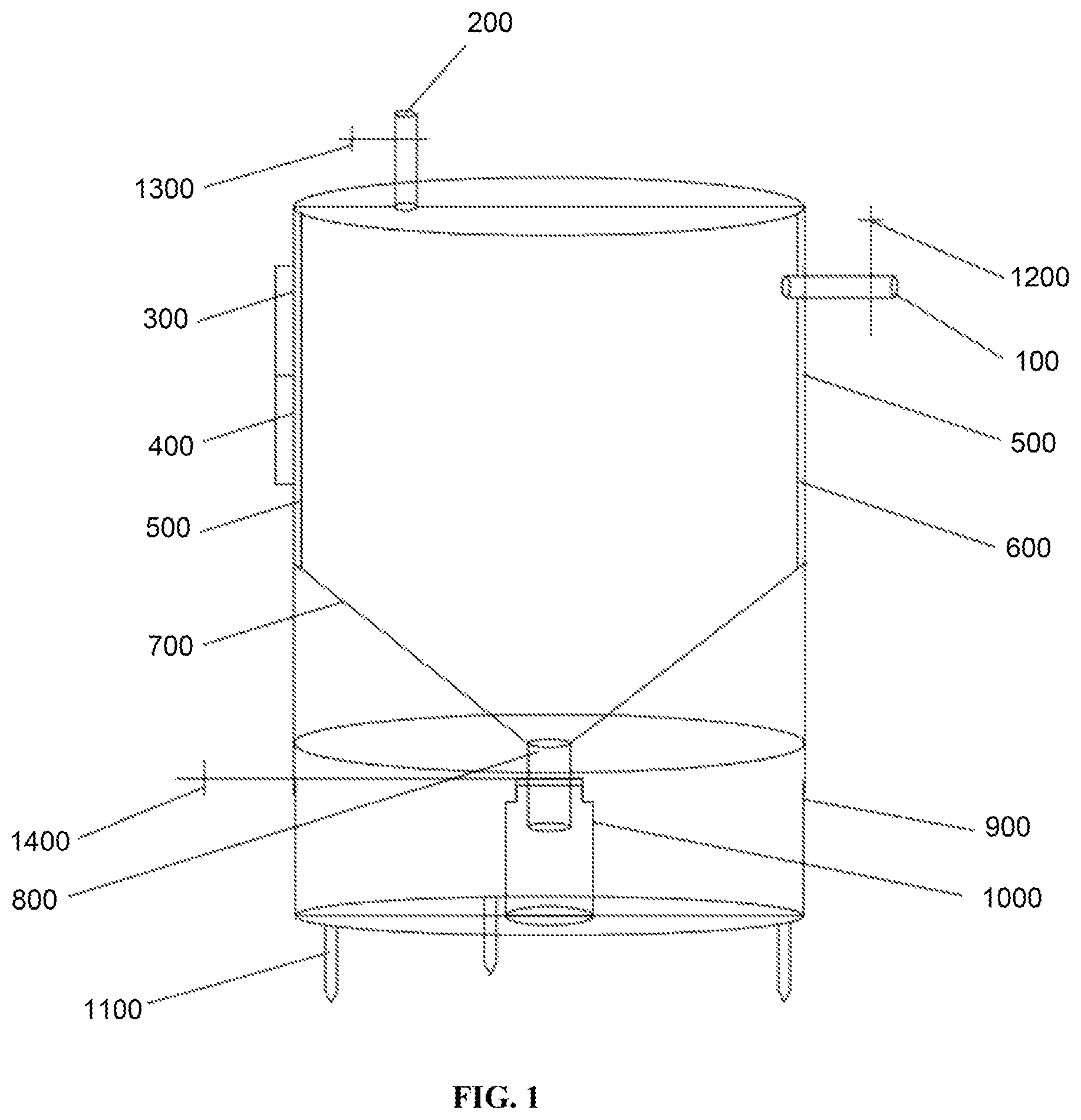 Patent US12338607 Figure 1 – Air moisture collection device and method