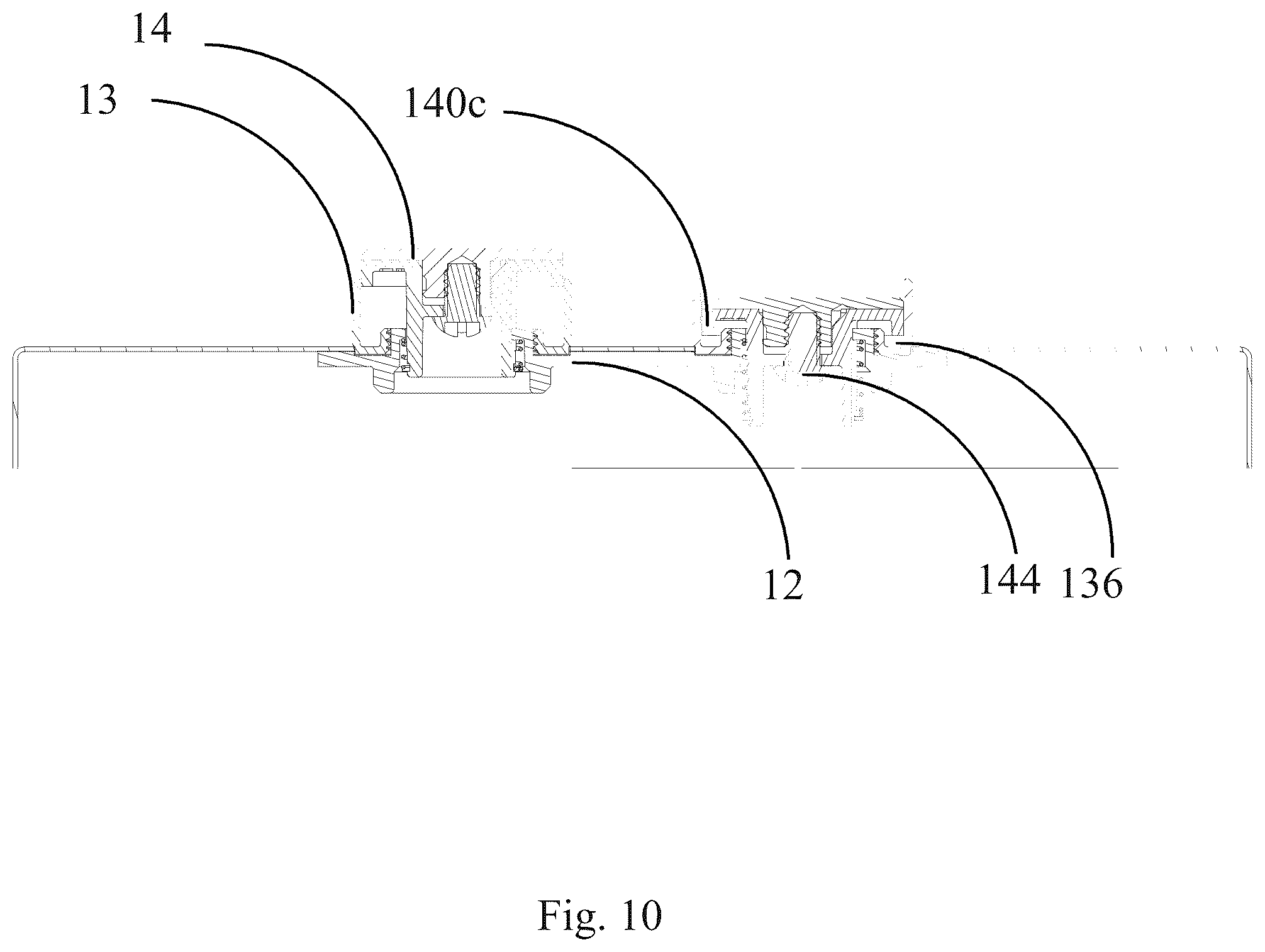 Patent US12338608 Figure 8 – Assembled panel assembly