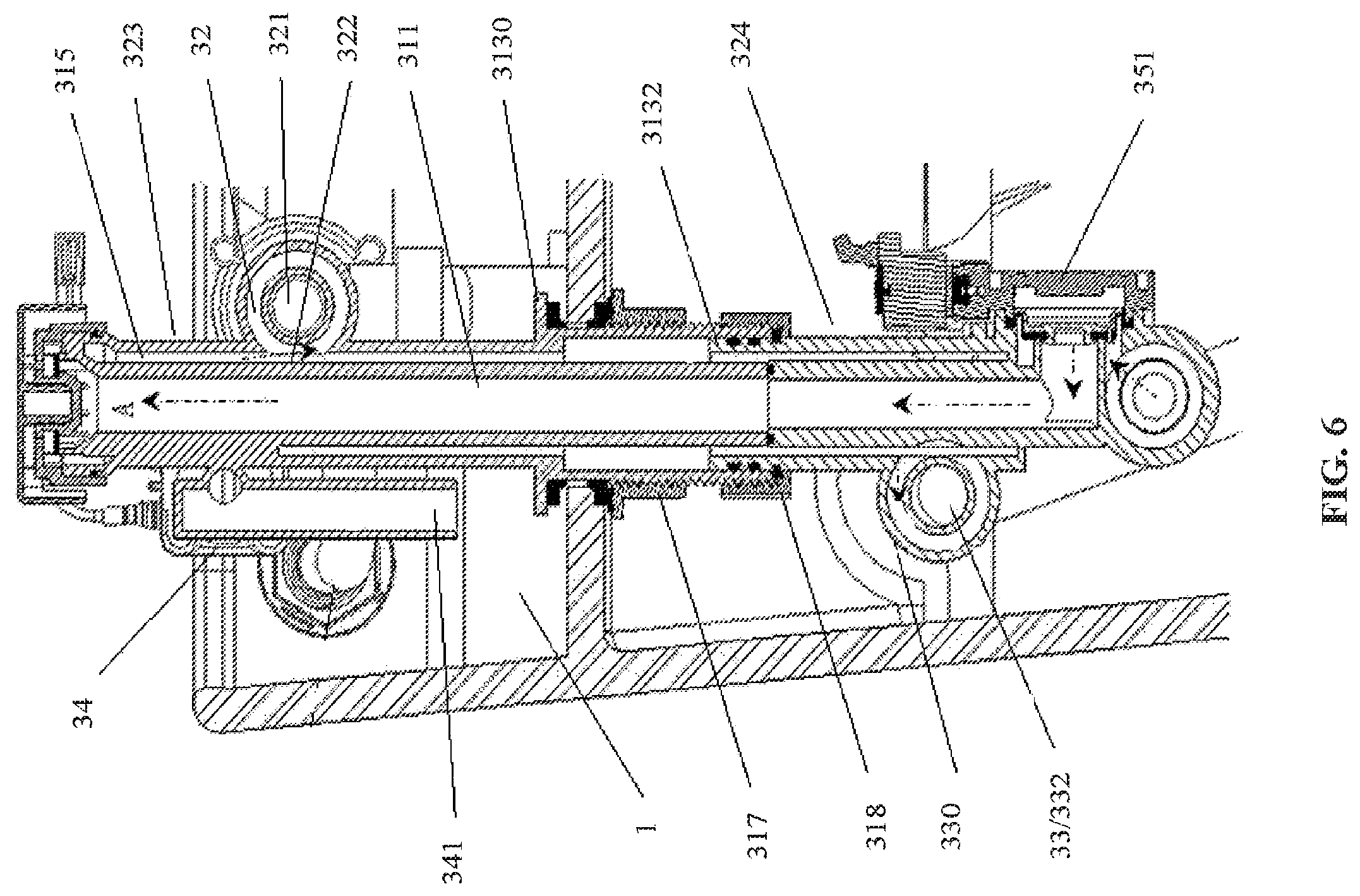 Patent US12338613 Figure 6 – Water supply mechanism for a jet hole