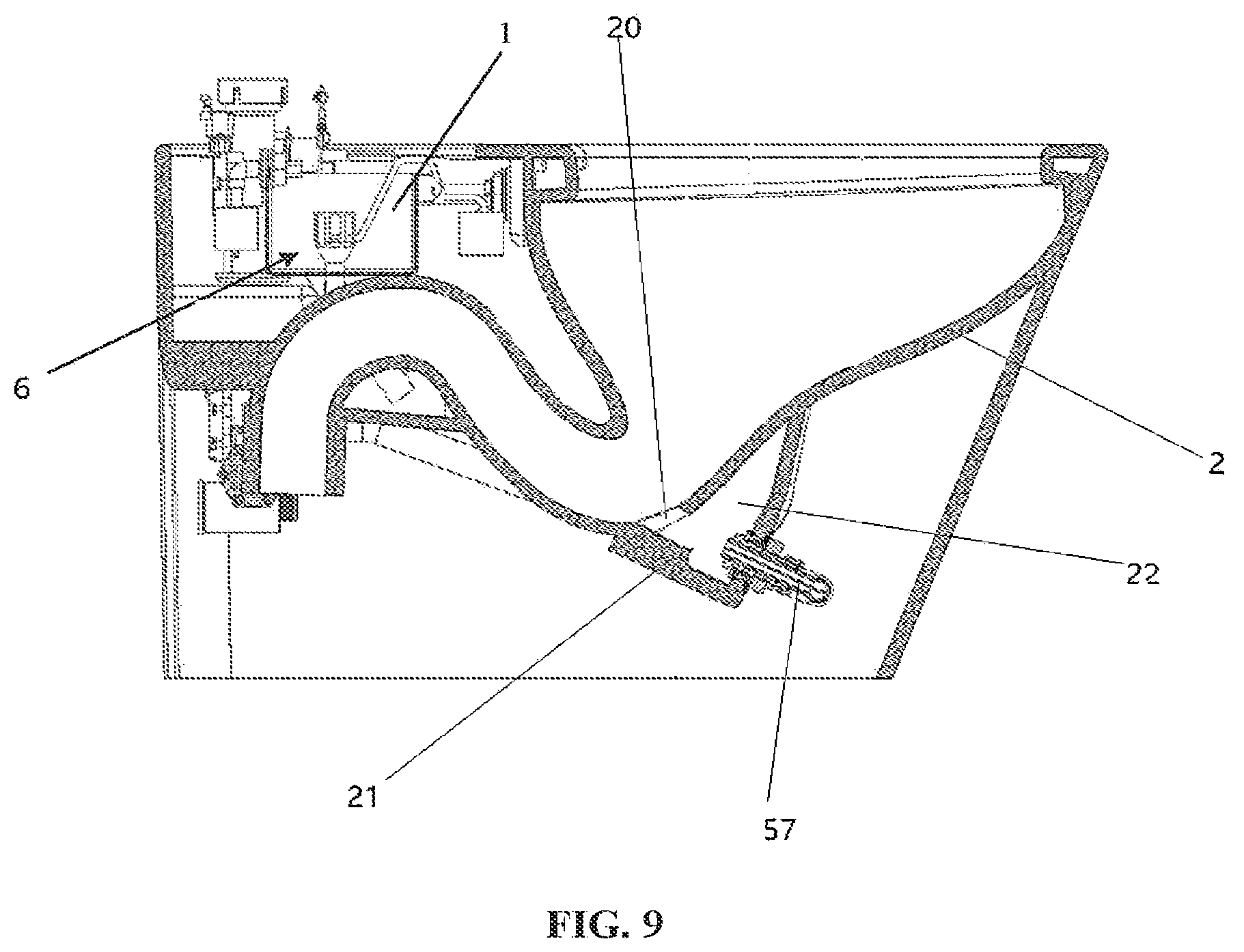 Patent US12338613 Figure 9 – Water supply mechanism for a jet hole