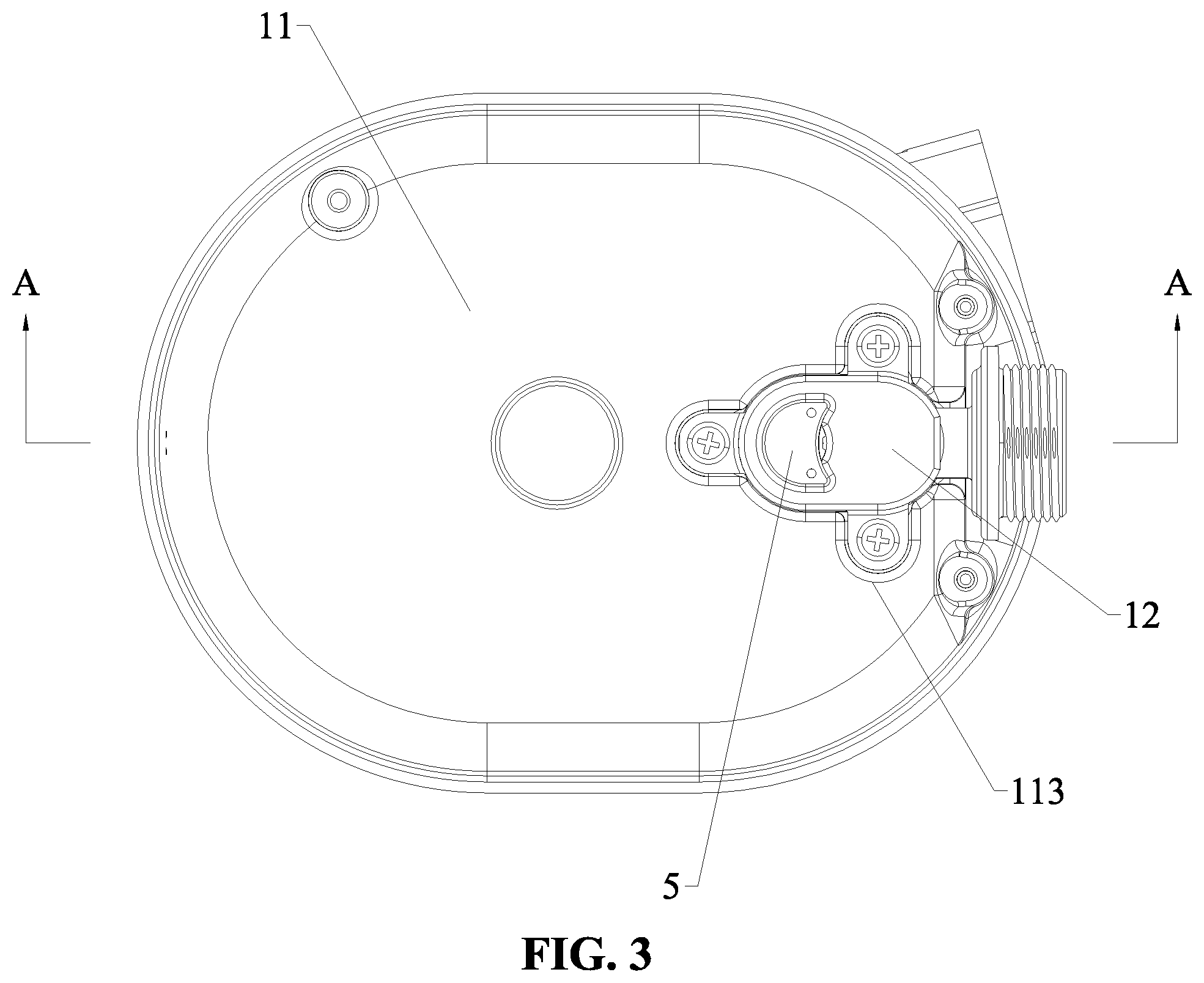 Patent US12338614 Figure 3 – Pressure-assisted flush water tank
