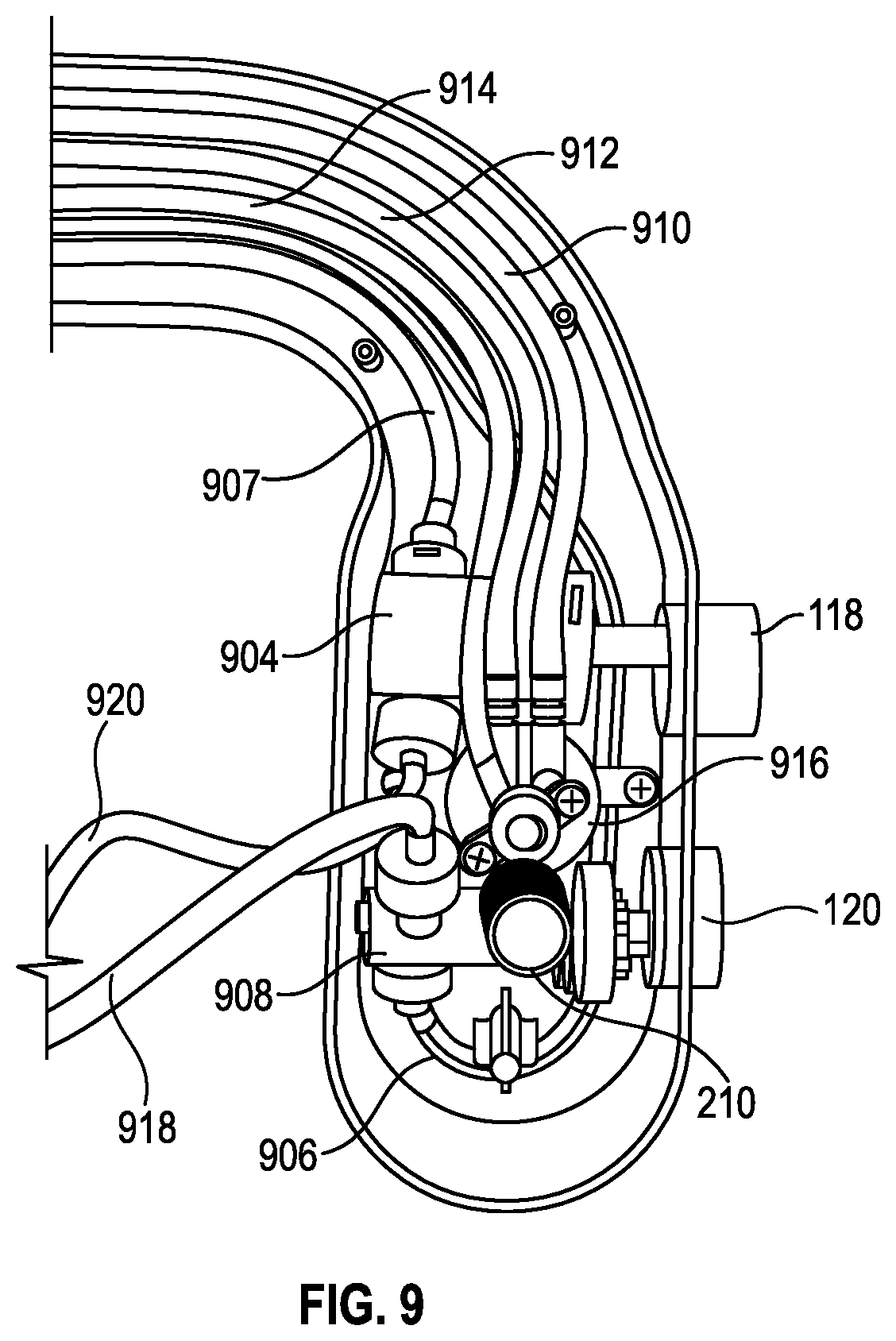 Patent US12338615 Figure 9 – Bidet device