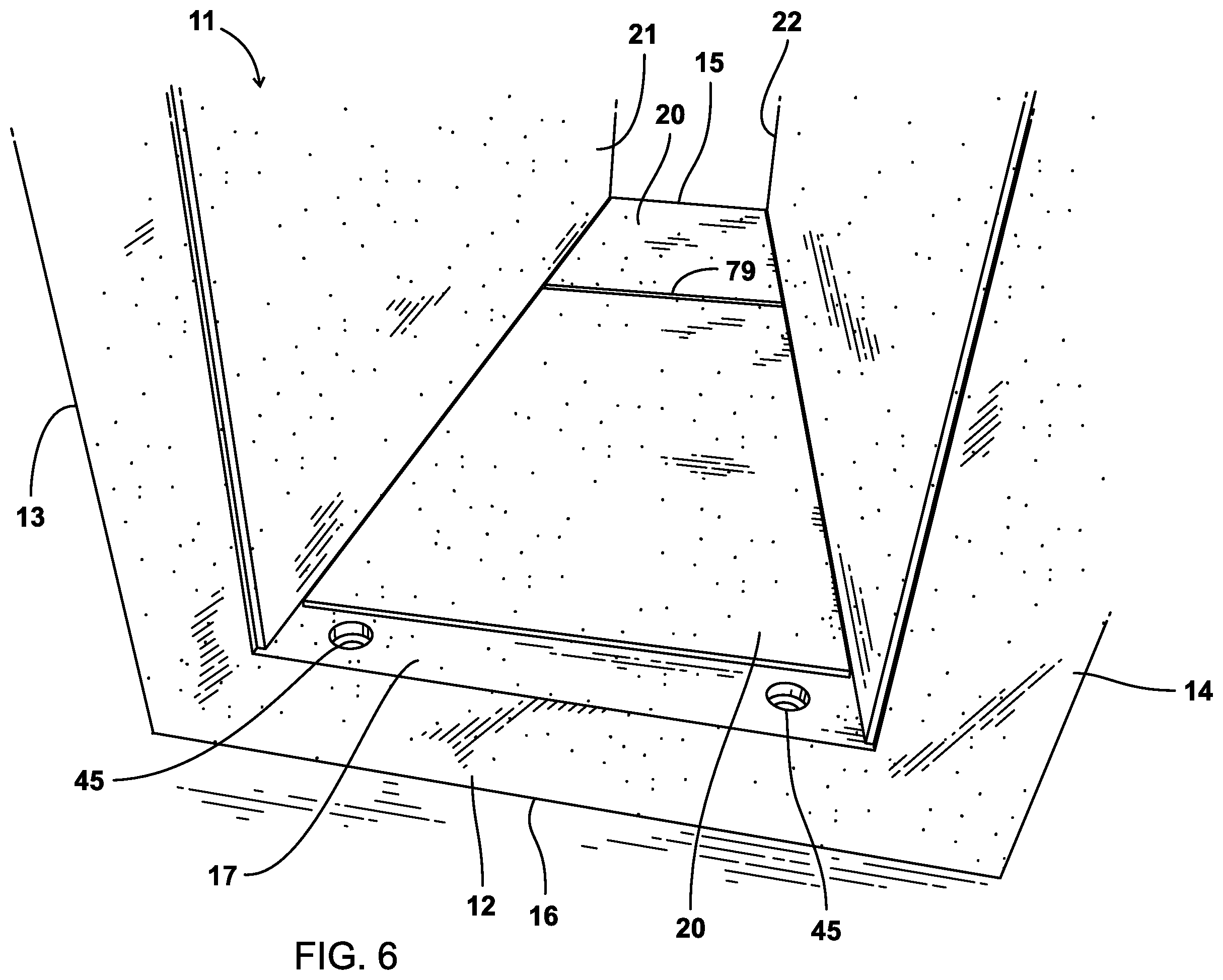 Patent US12338616 Figure 6 – Cryogenic trench/trough apparatus and method