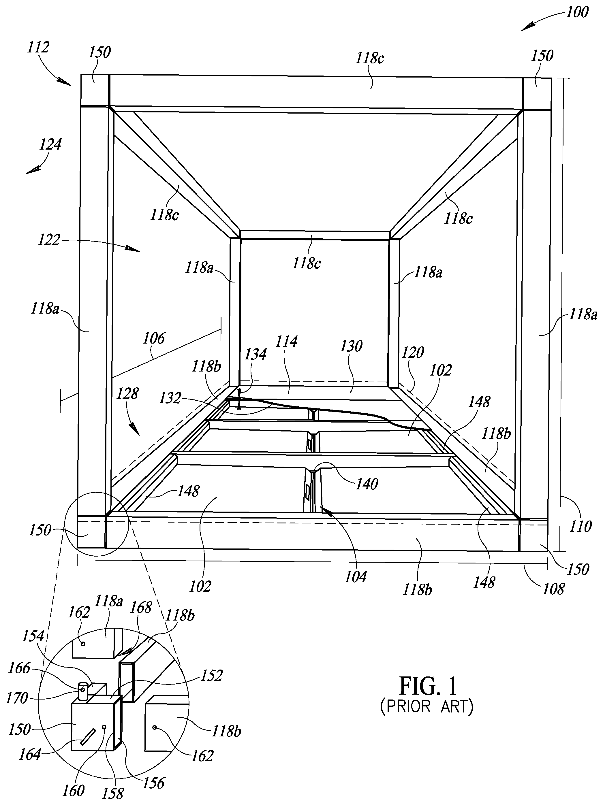 Patent US12338617 — Resilient connector and methods of use of same — Figure 1