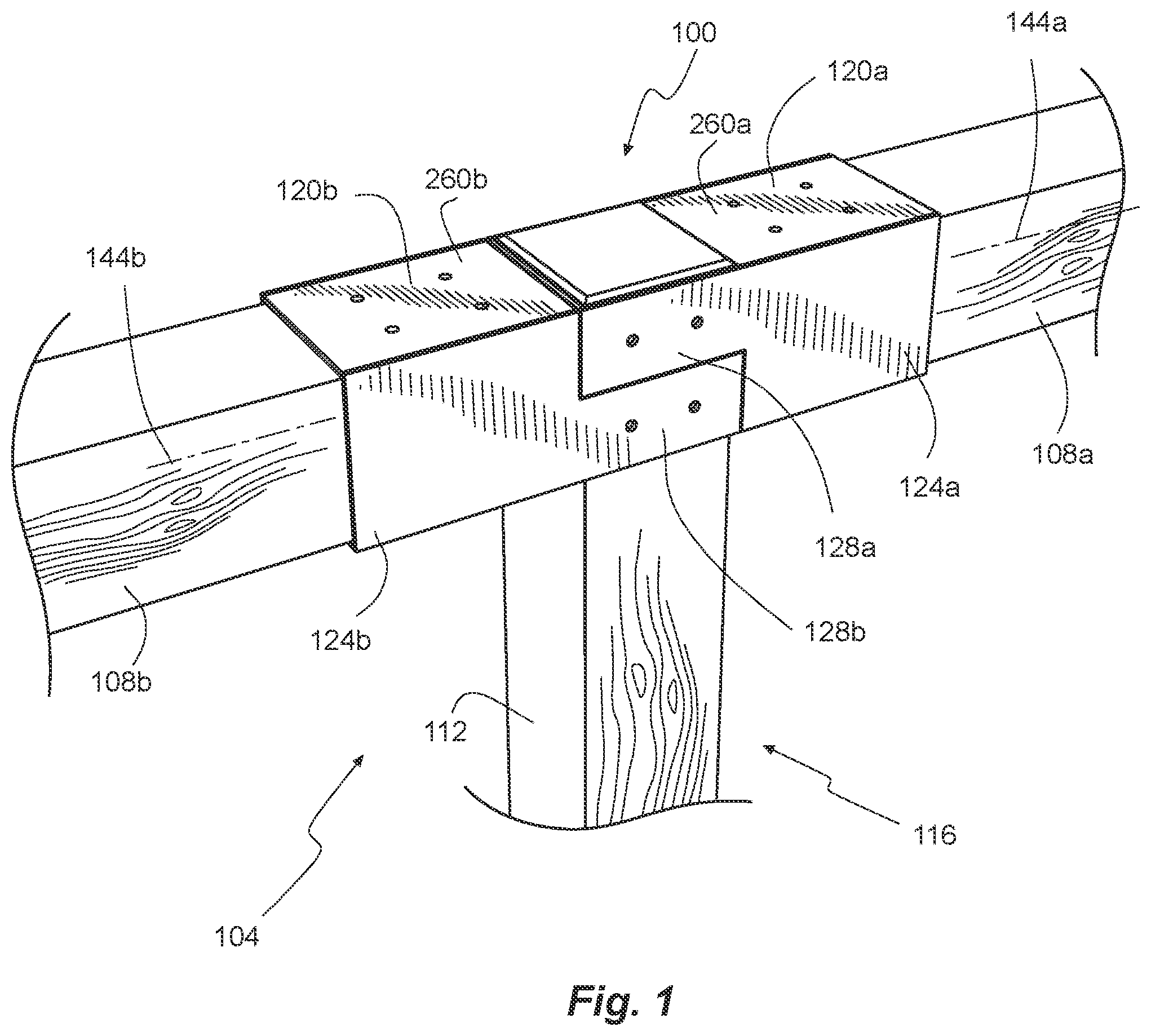 Patent US12338618 Figure 1 – Outdoor framing module