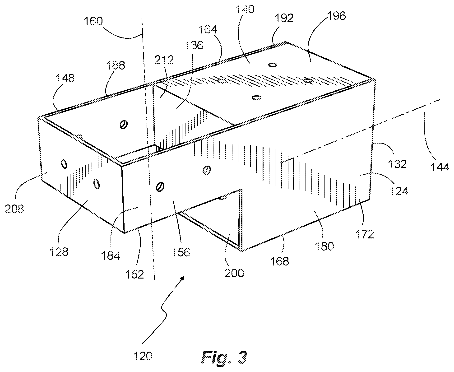 Patent US12338618 Figure 3 – Outdoor framing module