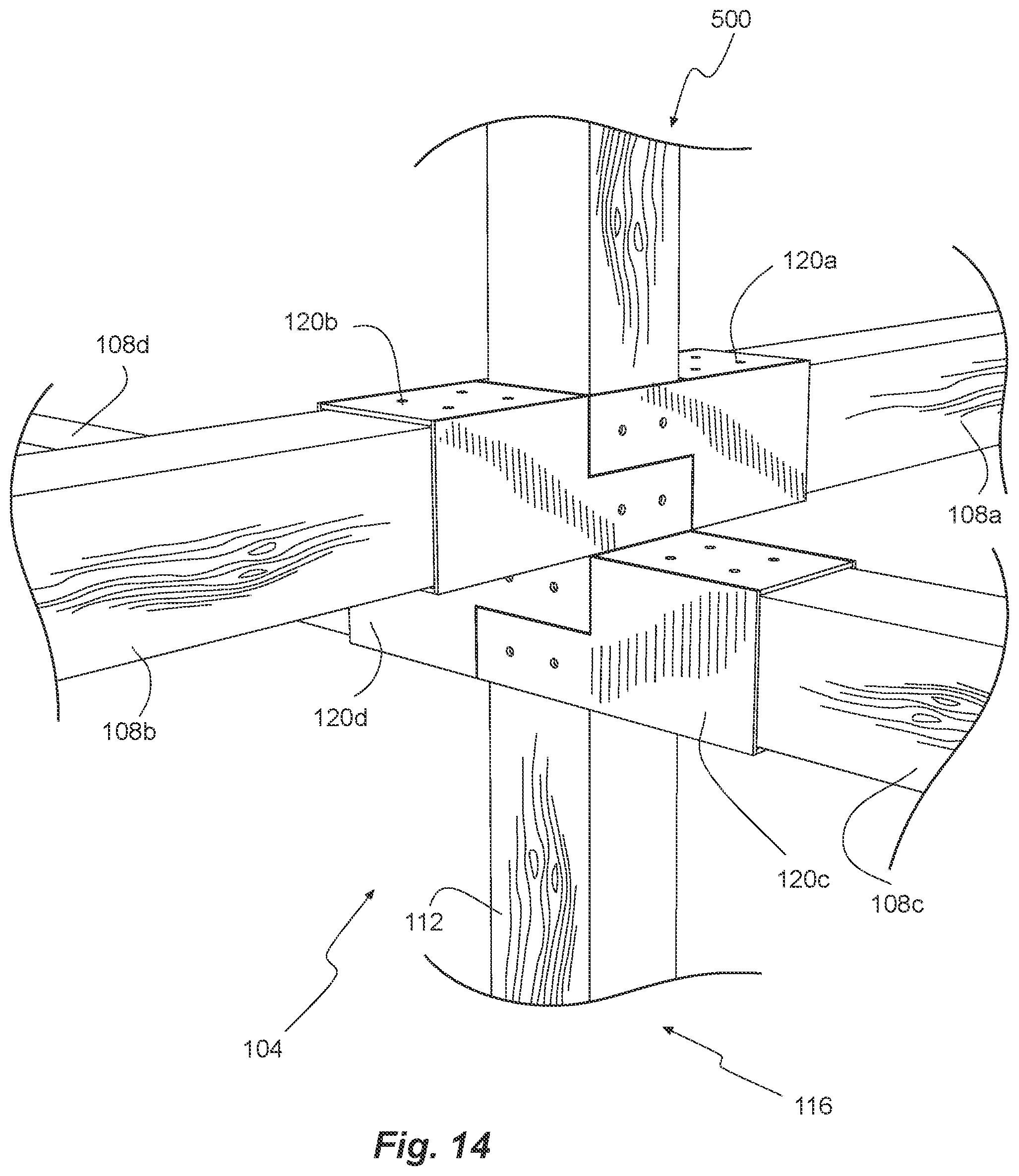 Patent US12338618 Figure 10 – Outdoor framing module