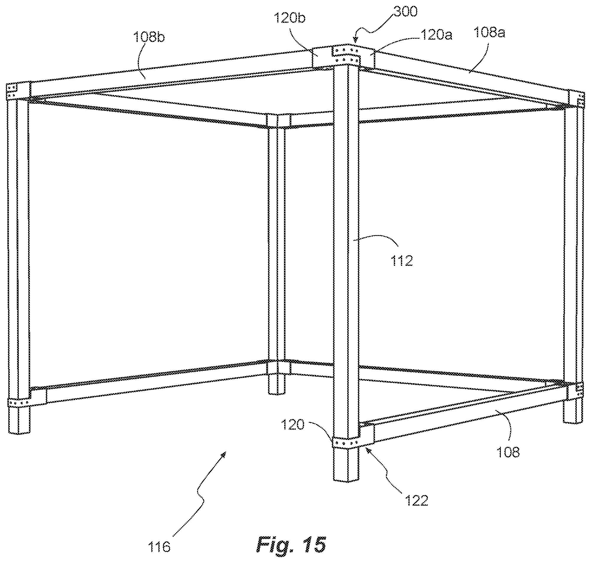 Patent US12338618 Figure 11 – Outdoor framing module