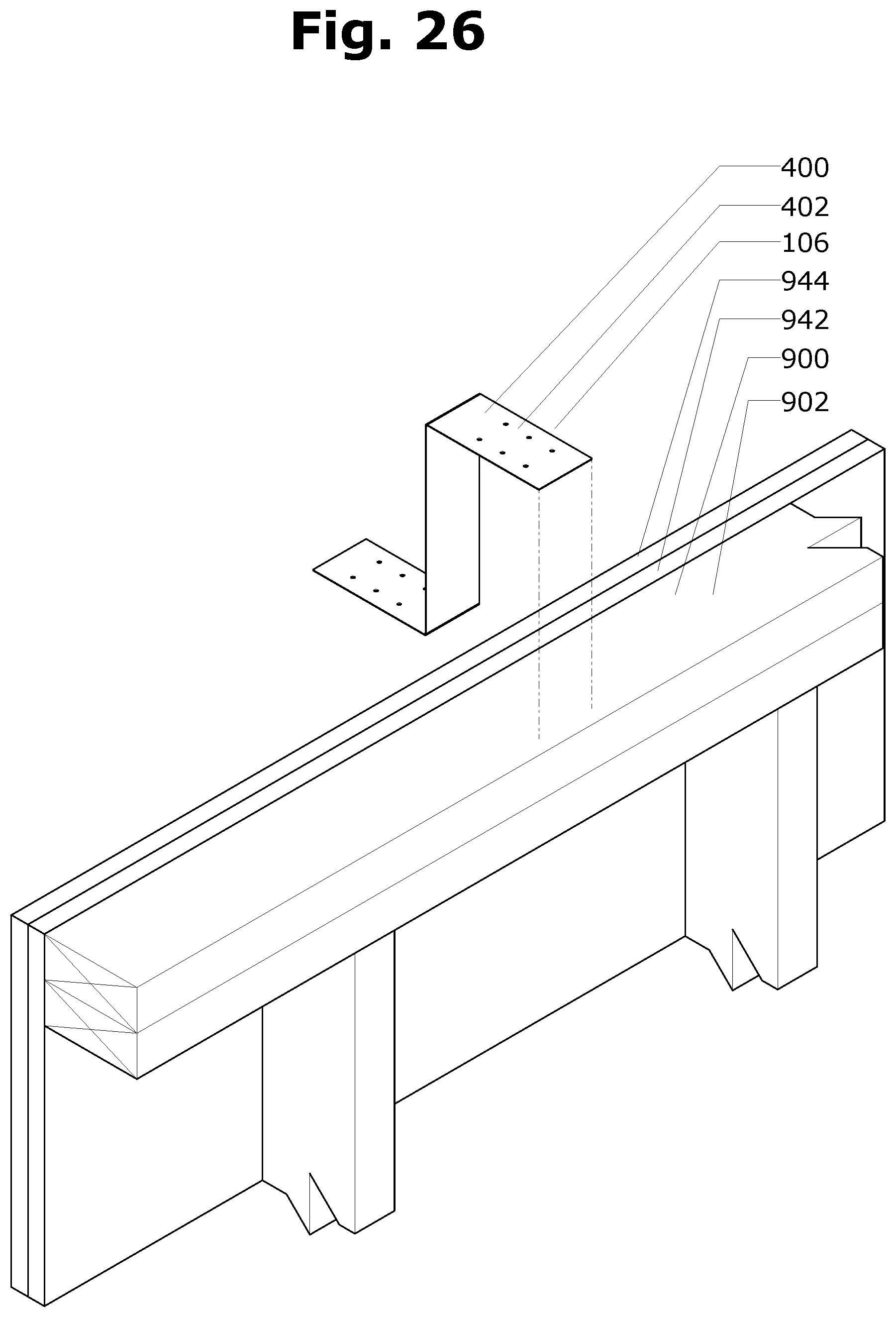 Patent US12338619 Figure 19 – Mass timber hanger