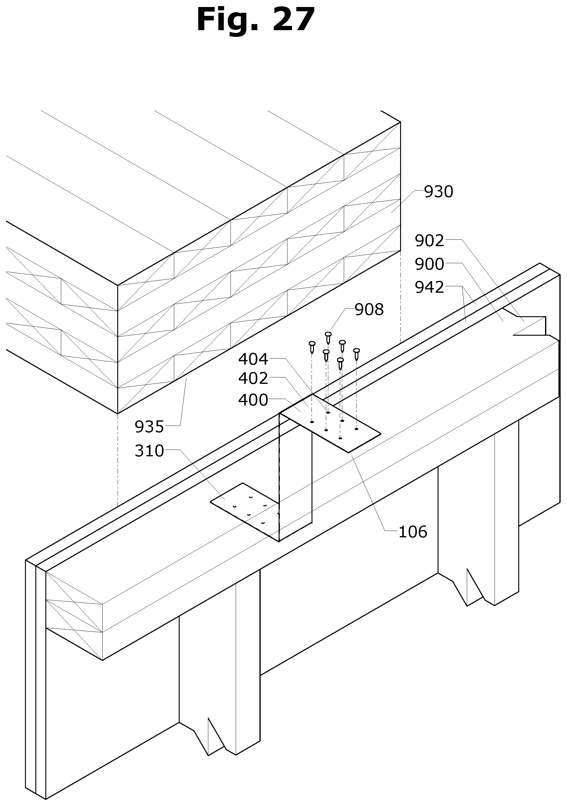 Patent US12338619 Figure 20 – Mass timber hanger