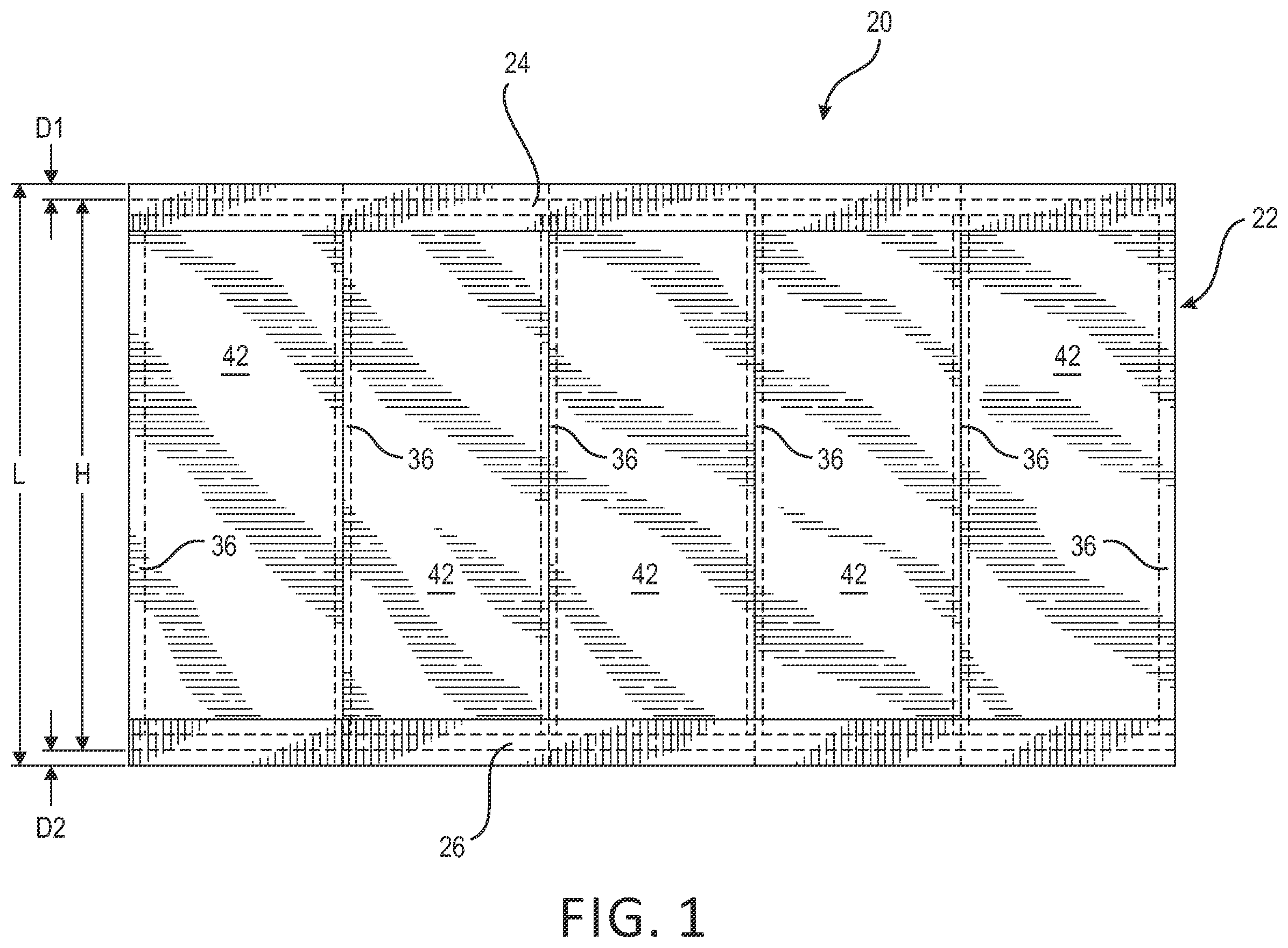 Patent US12338621 — Structural load-bearing wall — Figure 1