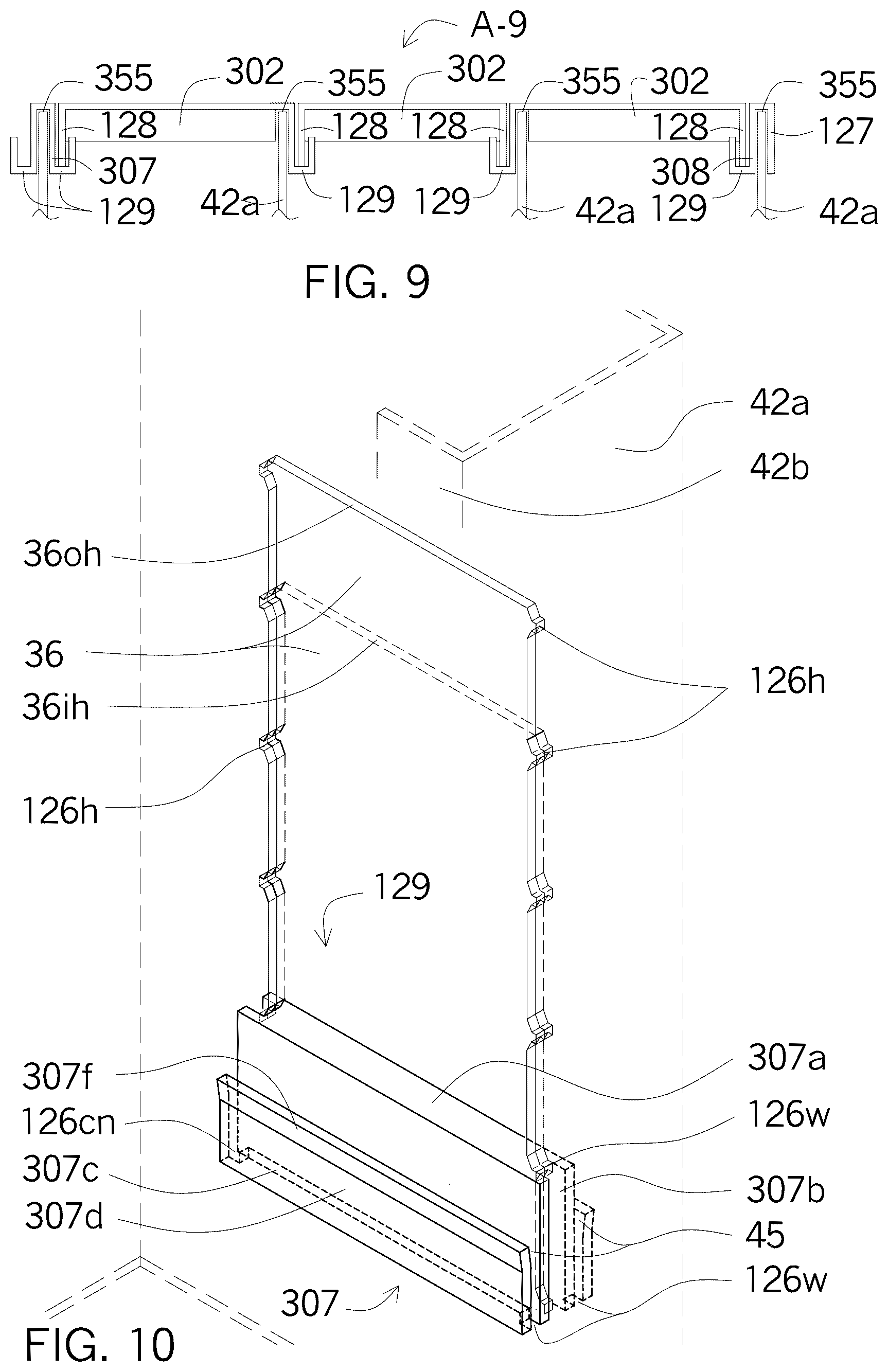 Patent US12338622 Figure 5 – Adjustable metal framing system and connecton