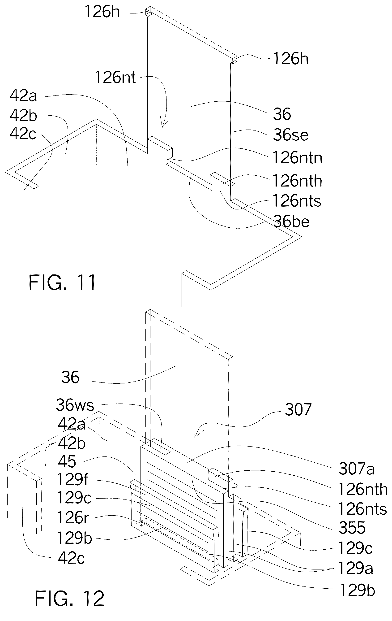 Patent US12338622 Figure 6 – Adjustable metal framing system and connecton