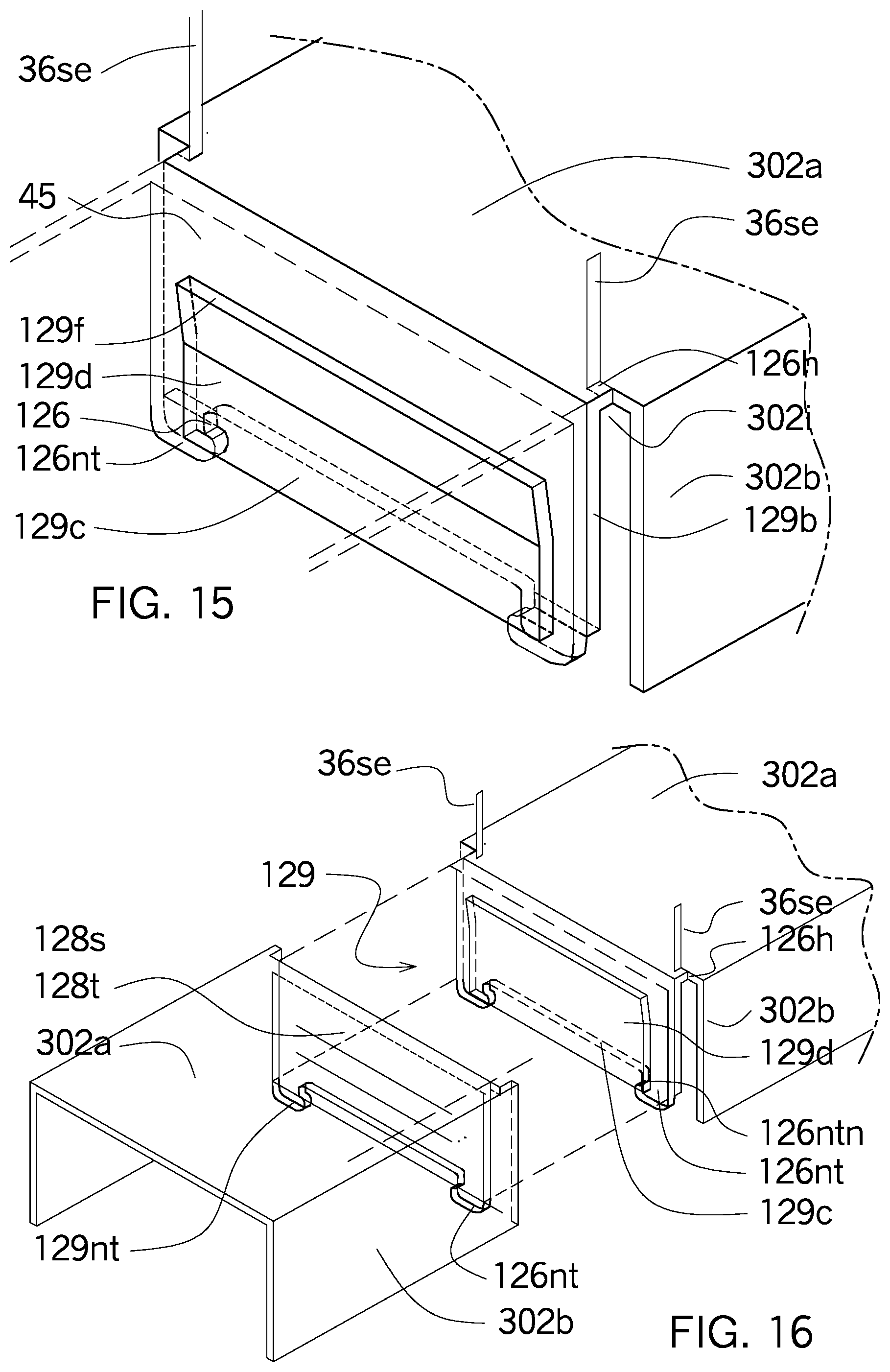 Patent US12338622 Figure 8 – Adjustable metal framing system and connecton