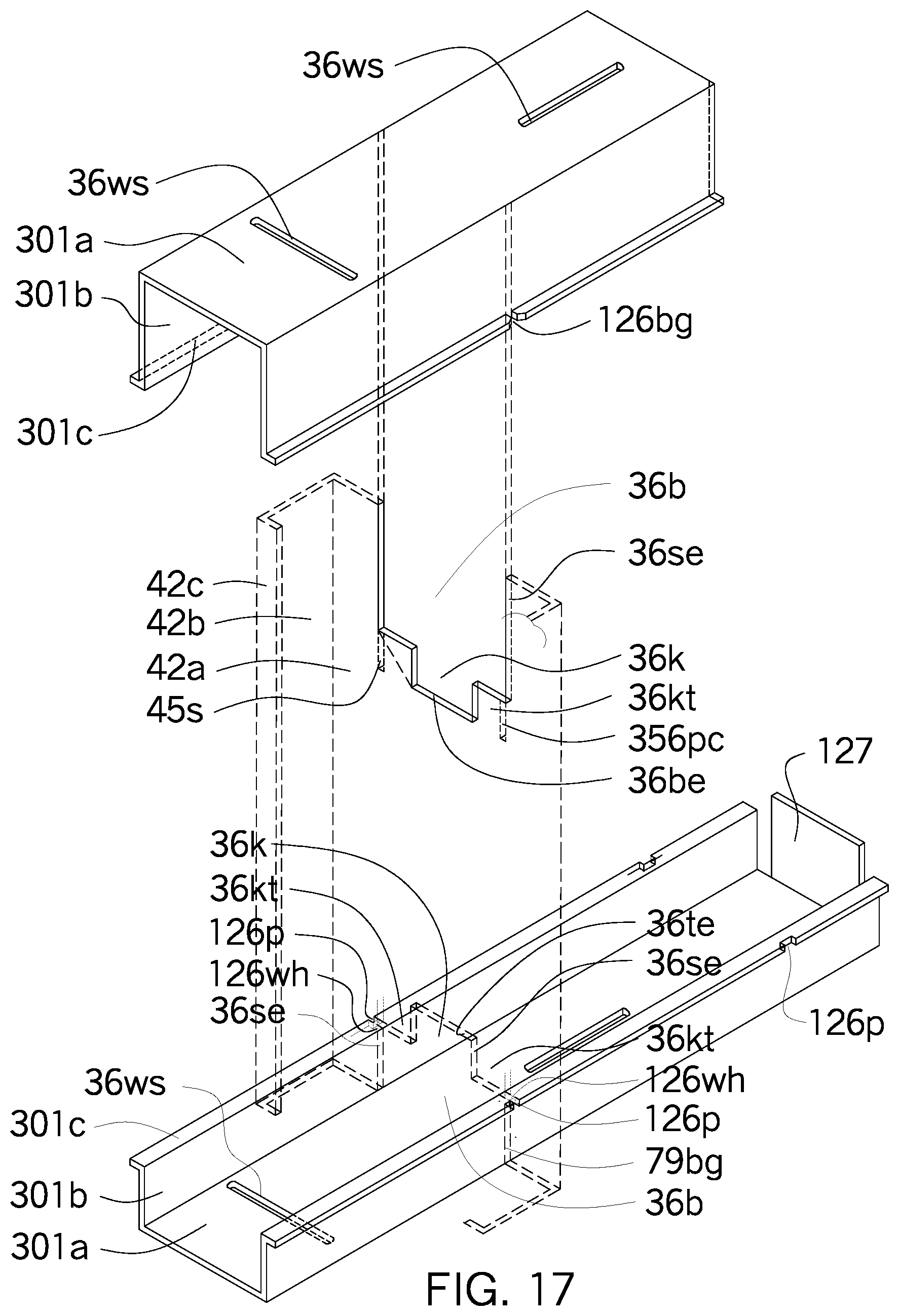 Patent US12338622 Figure 9 – Adjustable metal framing system and connecton