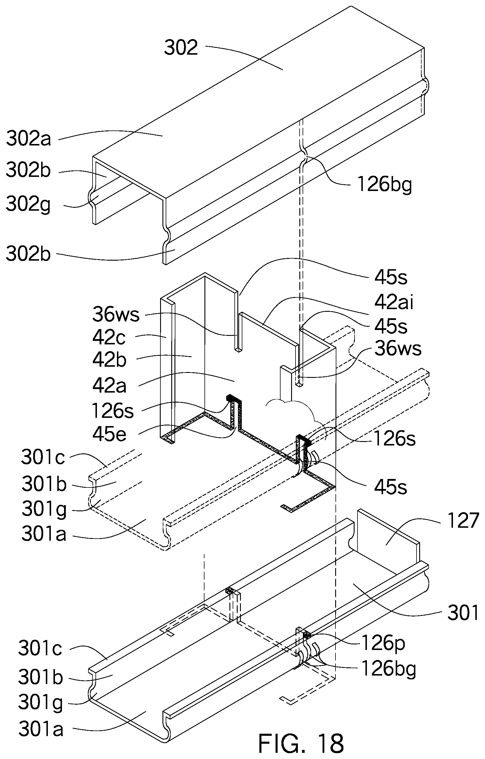 Patent US12338622 Figure 10 – Adjustable metal framing system and connecton