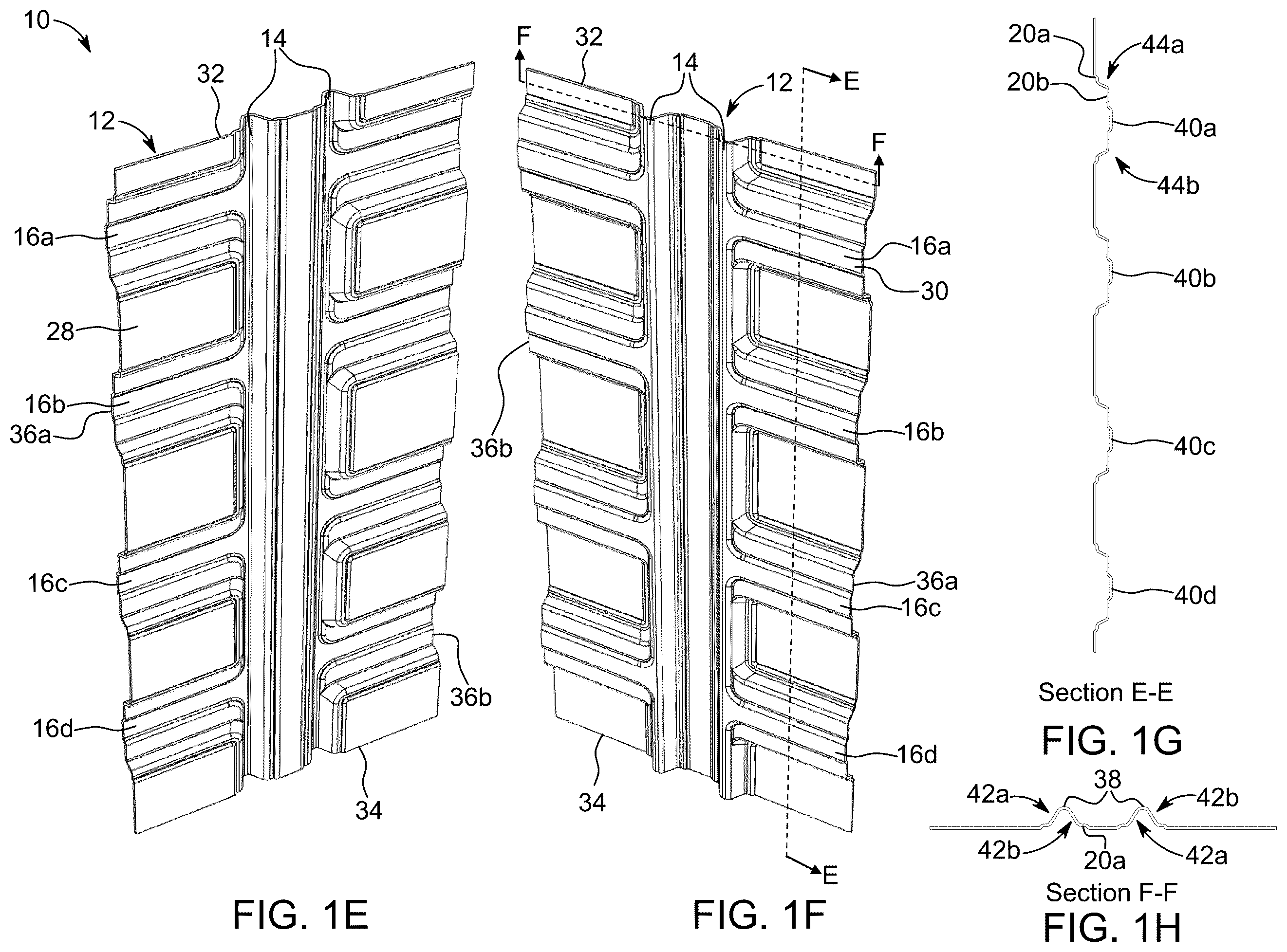 Patent US12338626 Figure 2 – Modular wall panel with integrated channels