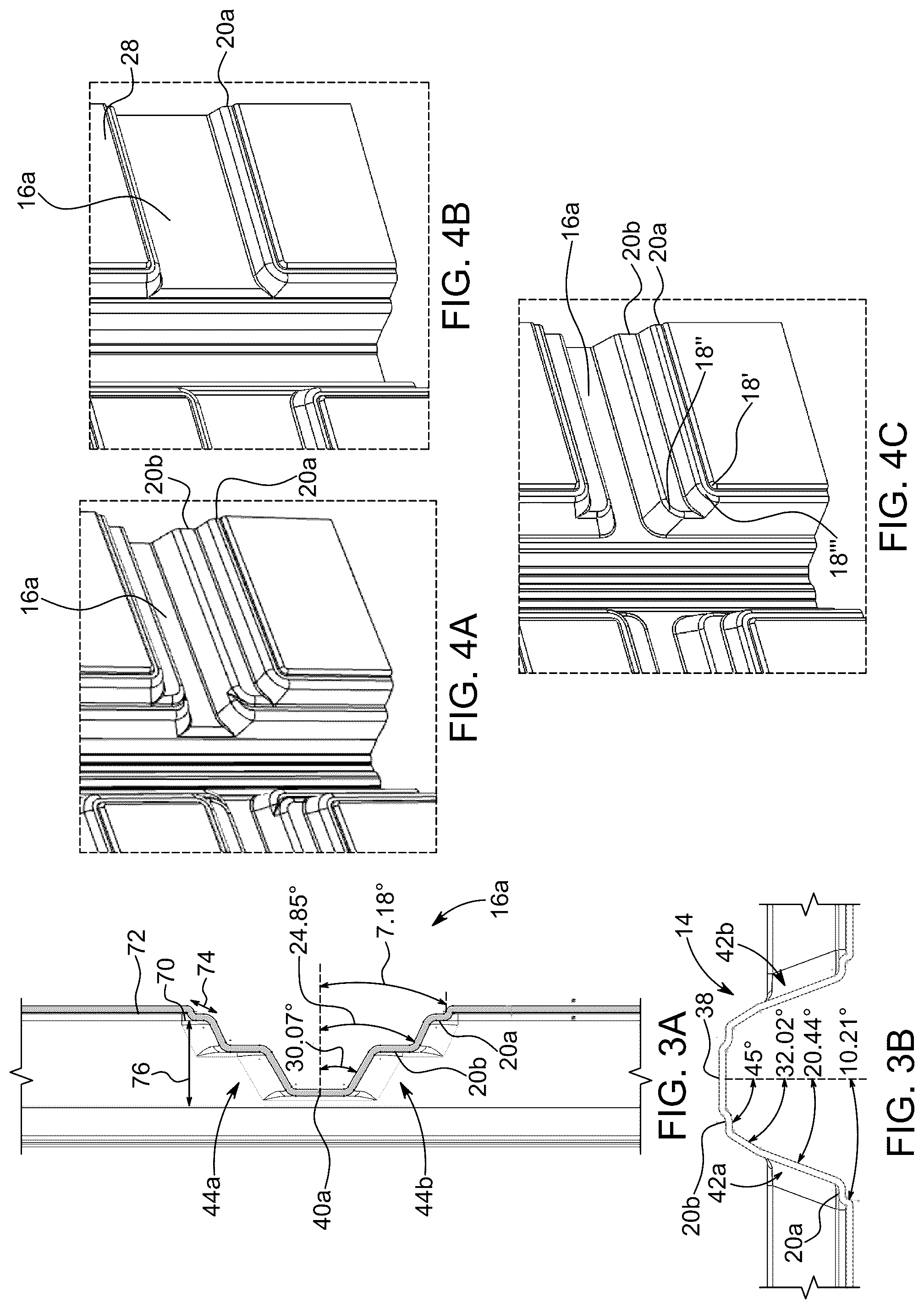 Patent US12338626 Figure 5 – Modular wall panel with integrated channels